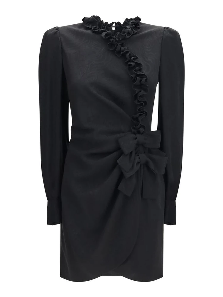 Black Silk Cocktail Dress