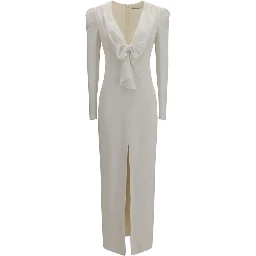 White Viscose Cocktail Dress