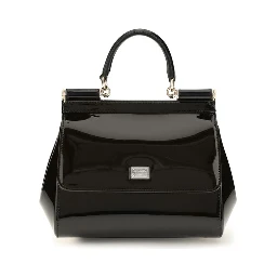 Black Calf Leather Bos Taurus Shoulder Bag