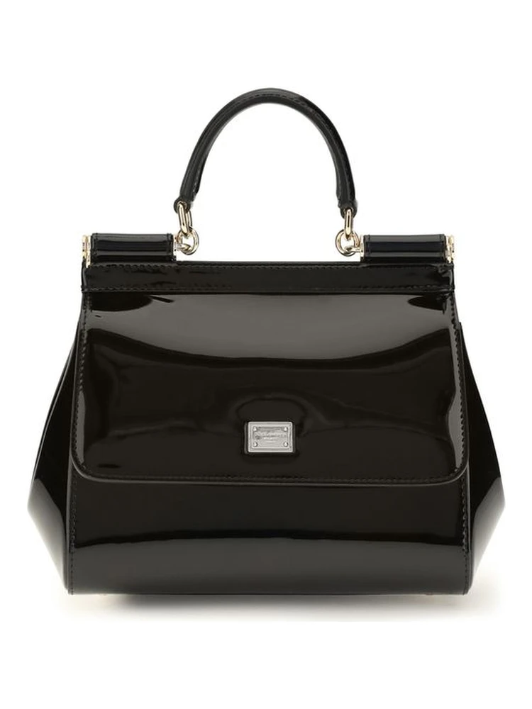 Black Calf Leather Bos Taurus Shoulder Bag