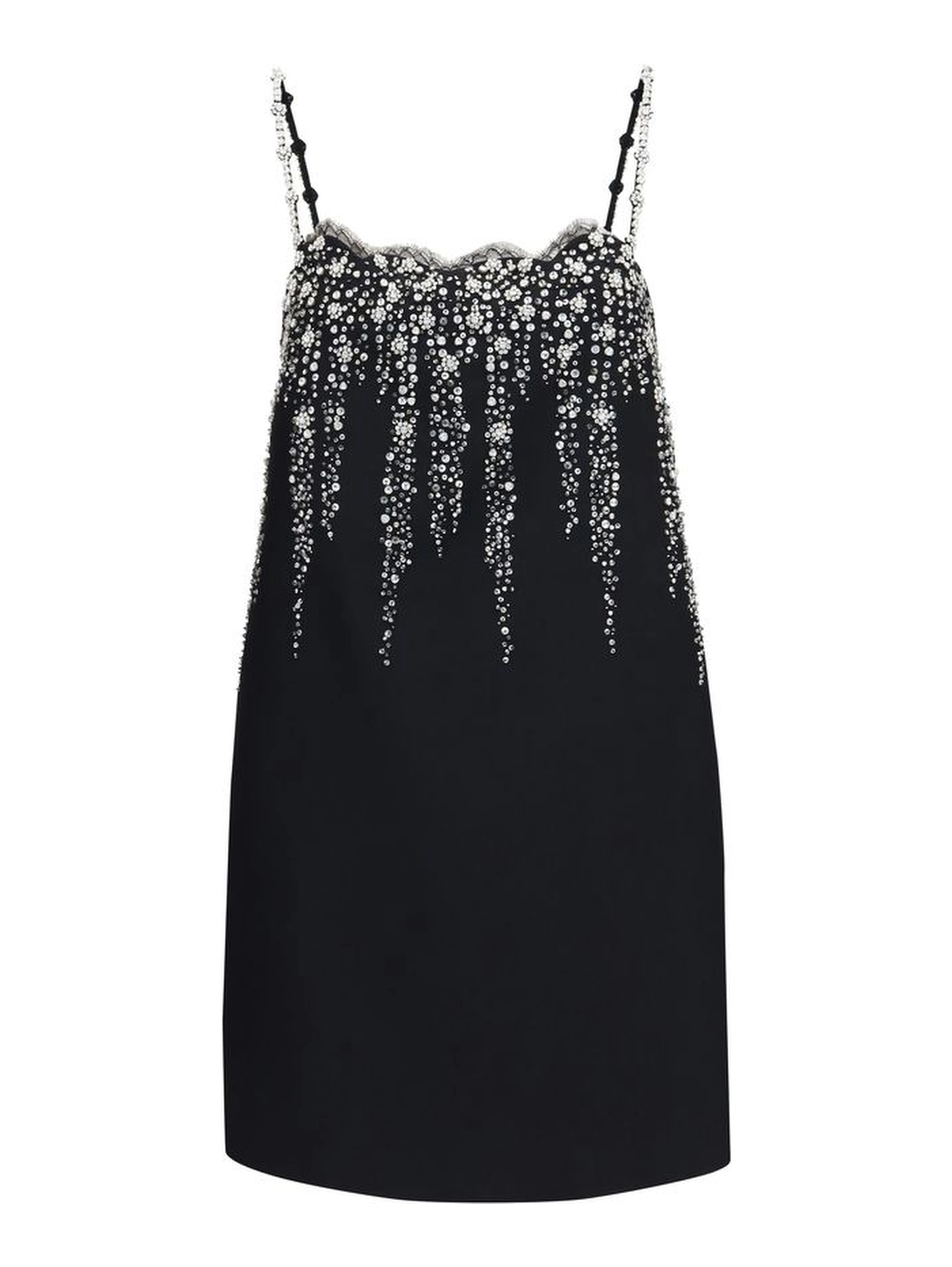 Black Wool Oves Aries Cocktail Dress
