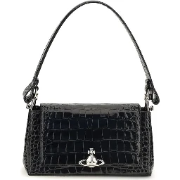 Black Calf Leather Bos Taurus Shoulder Bag