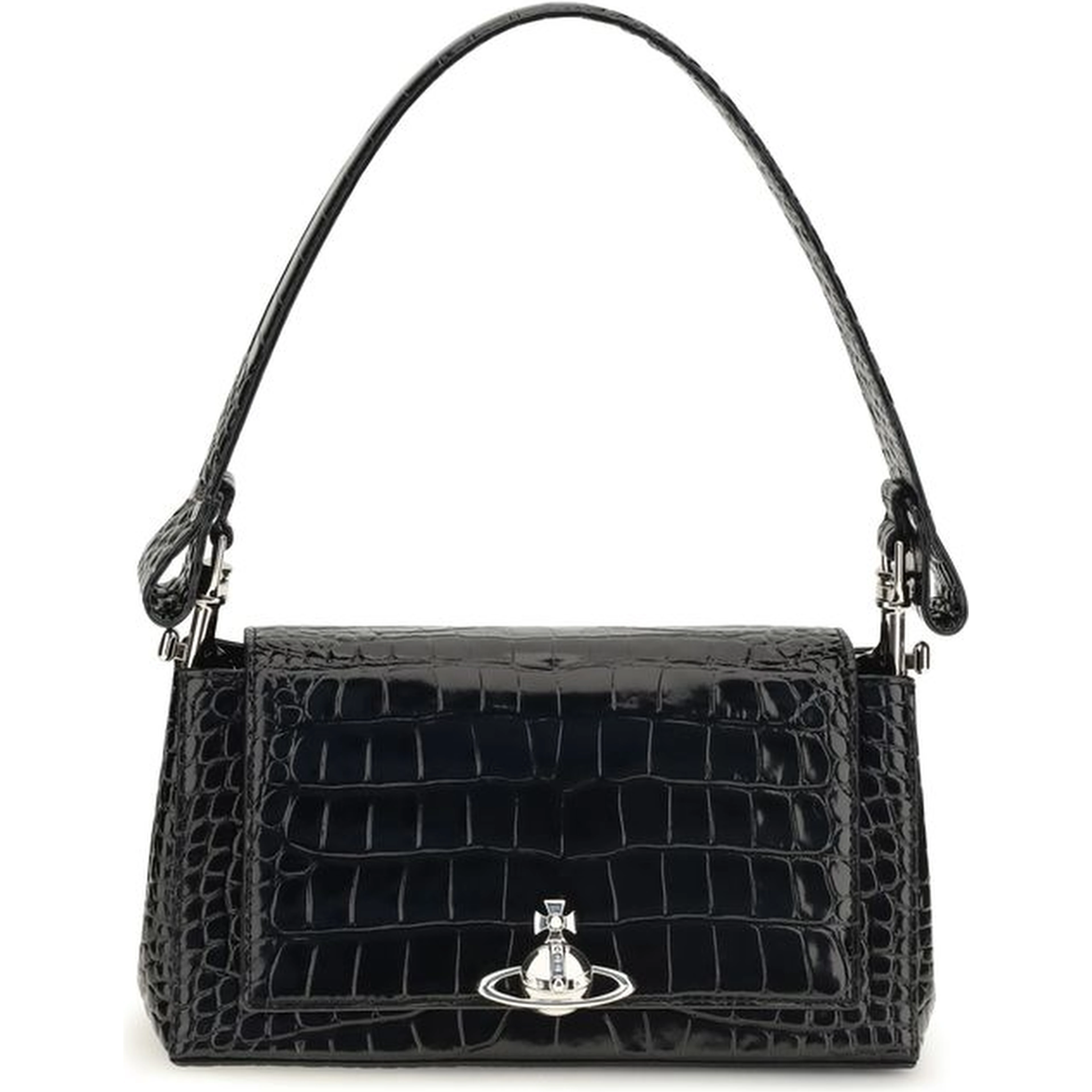 Black Calf Leather Bos Taurus Shoulder Bag