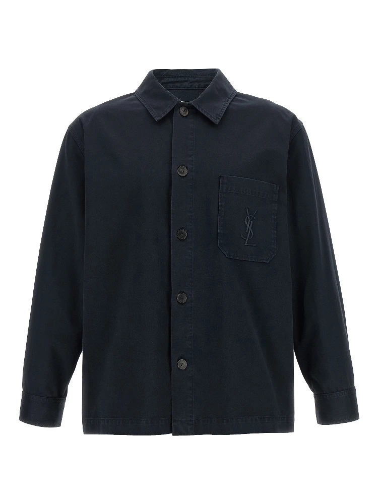 Blue Cotton Blouse