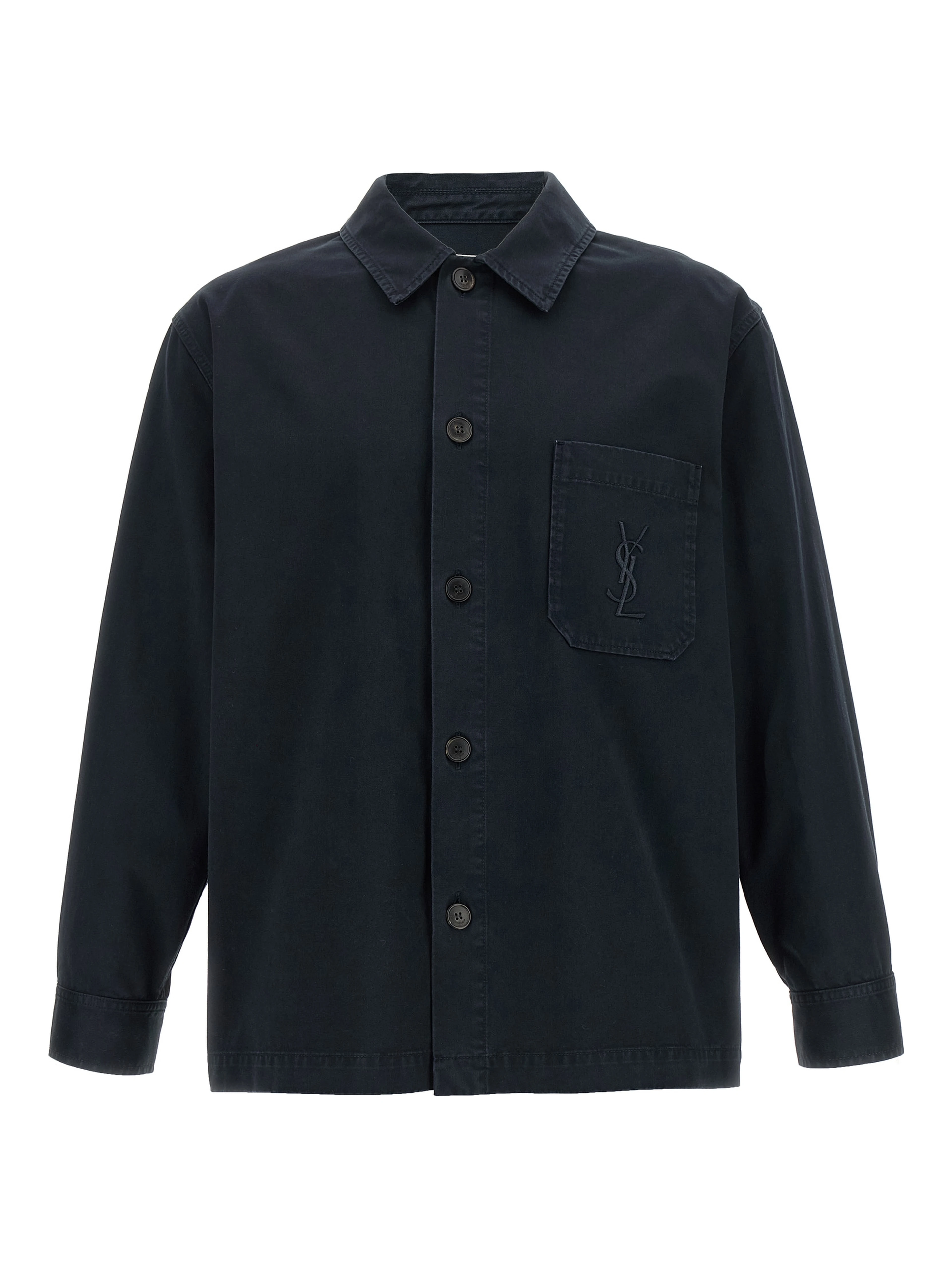 Blue Cotton Blouse