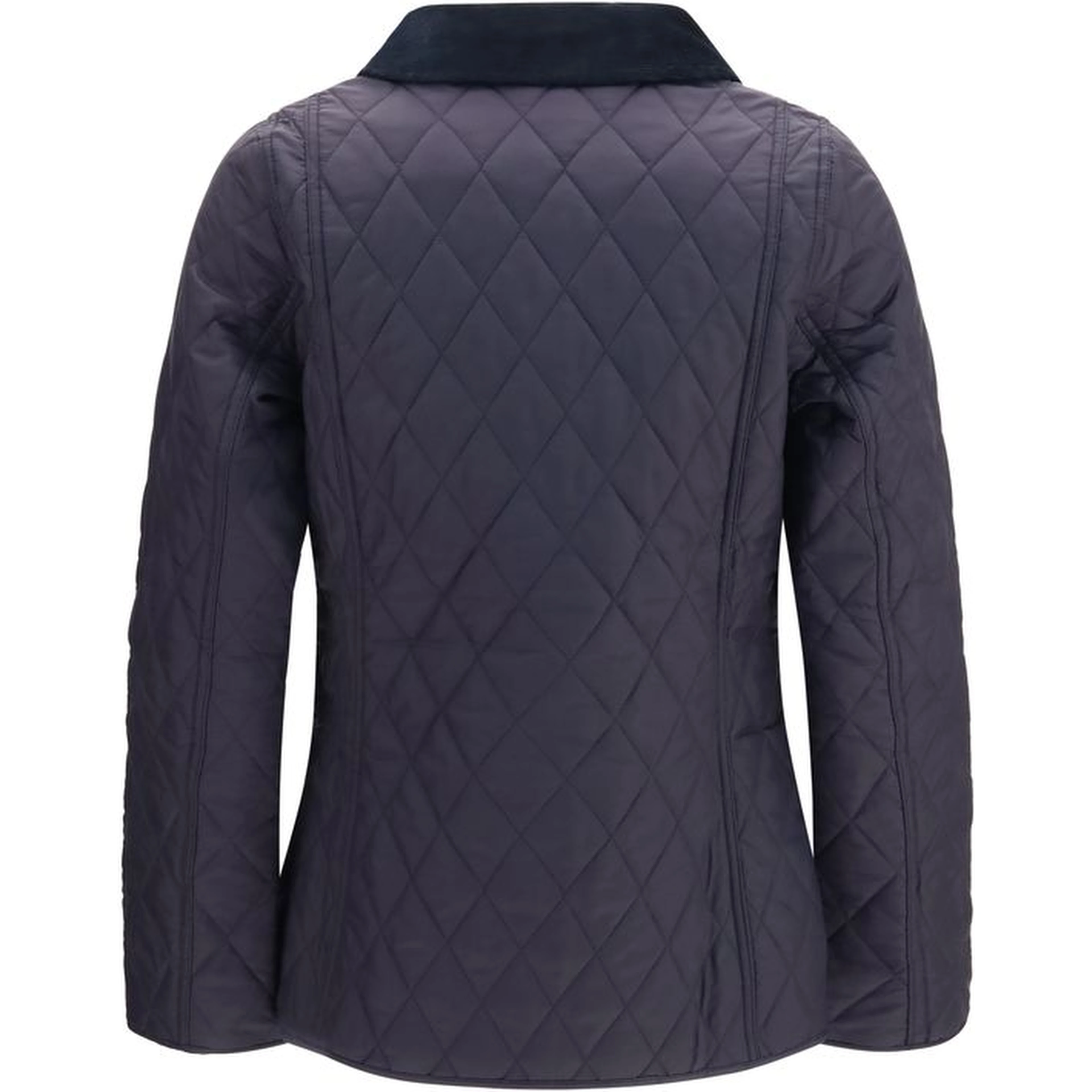 Blue Polyamide Full-Length Jacket