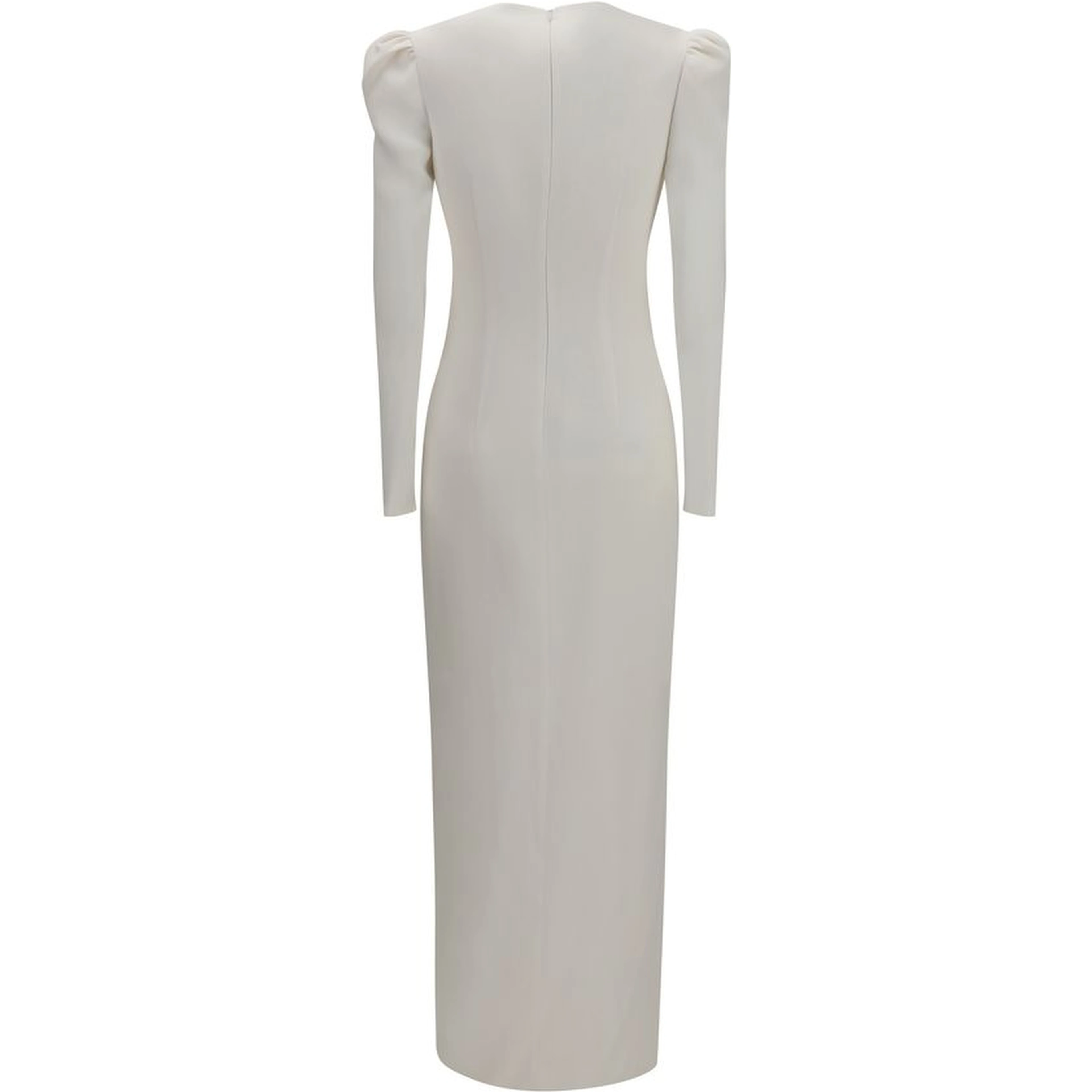 White Viscose Cocktail Dress