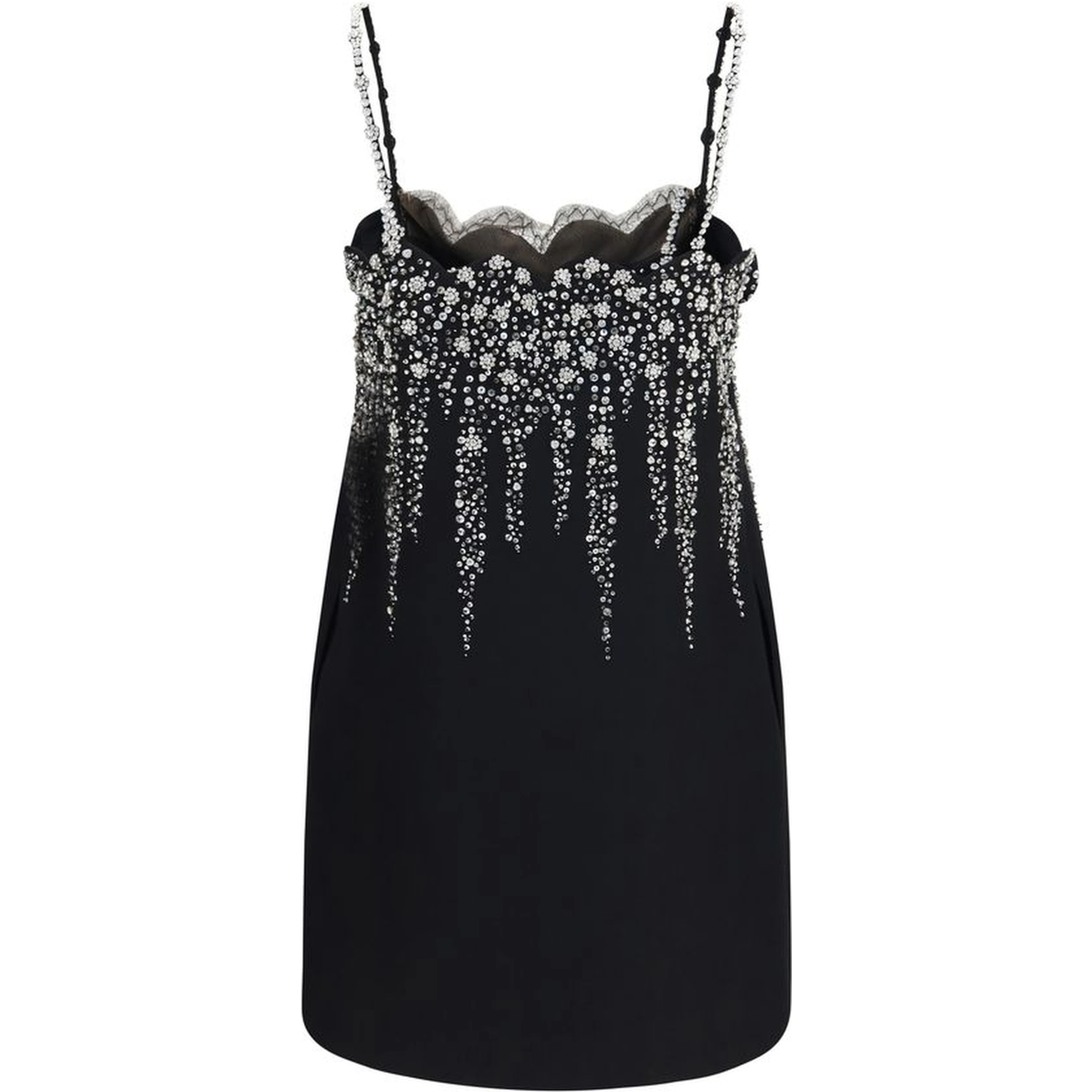 Black Wool Oves Aries Cocktail Dress