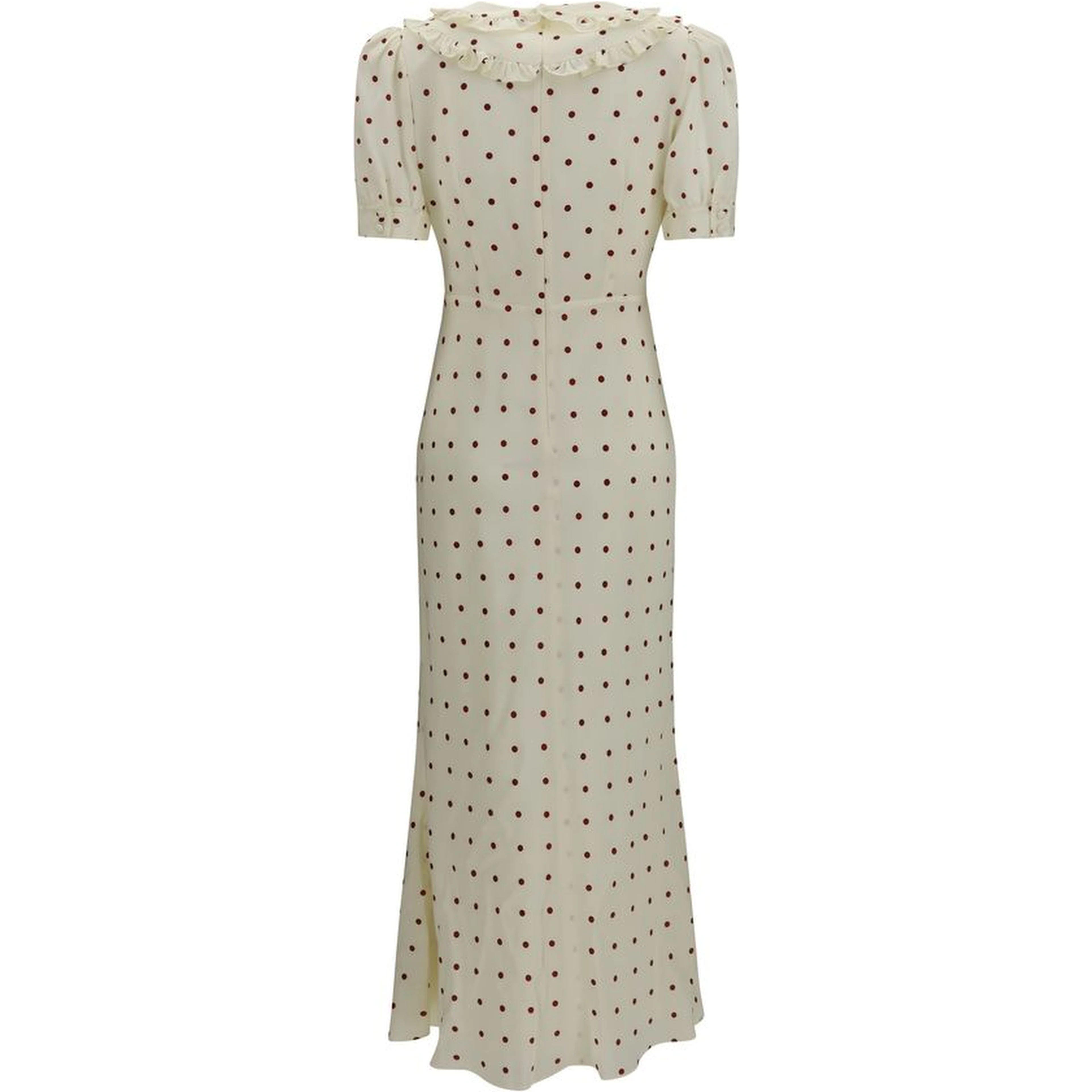 Beige Silk Casual Dress