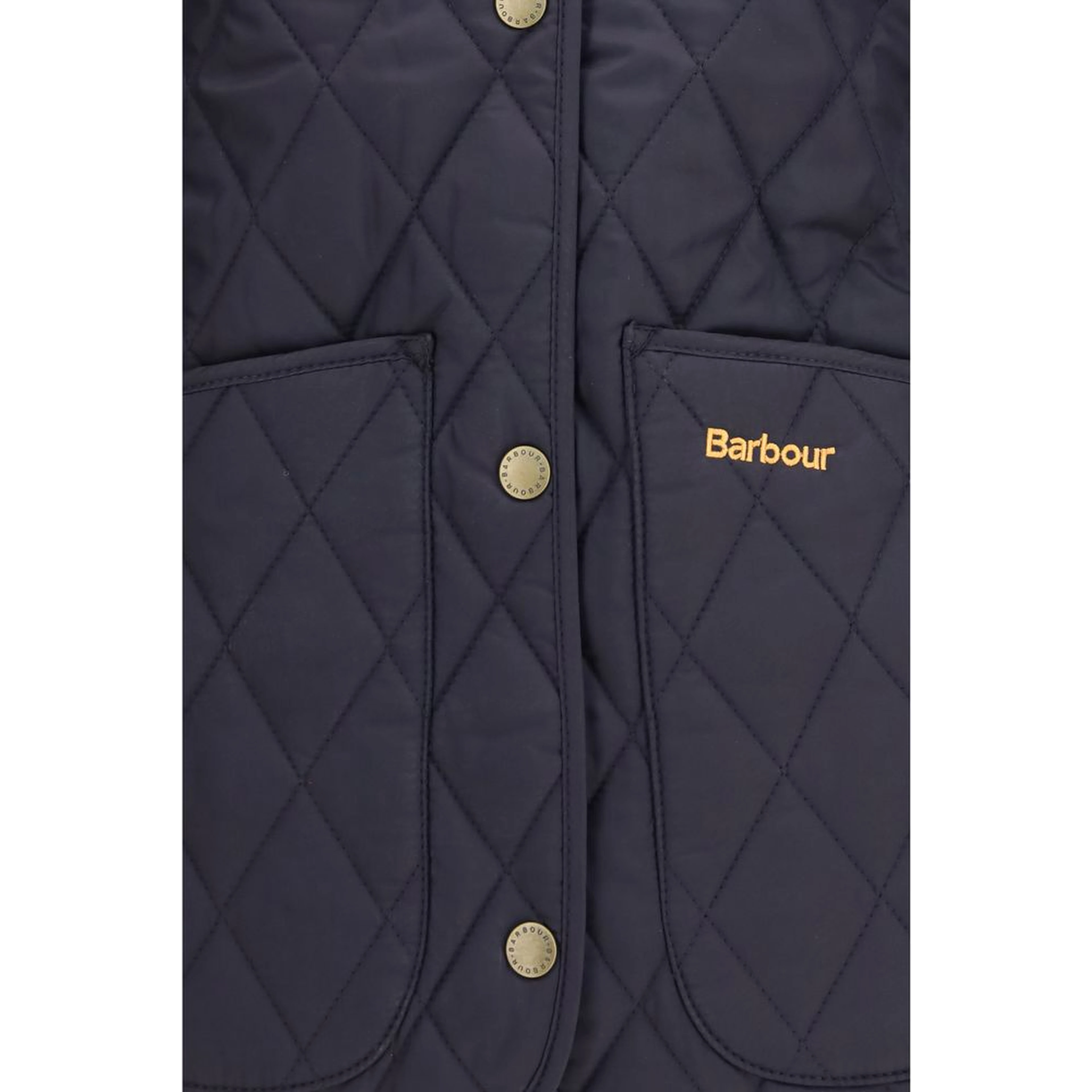 Blue Polyamide Full-Length Jacket