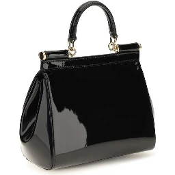 Black Calf Leather Bos Taurus Shoulder Bag