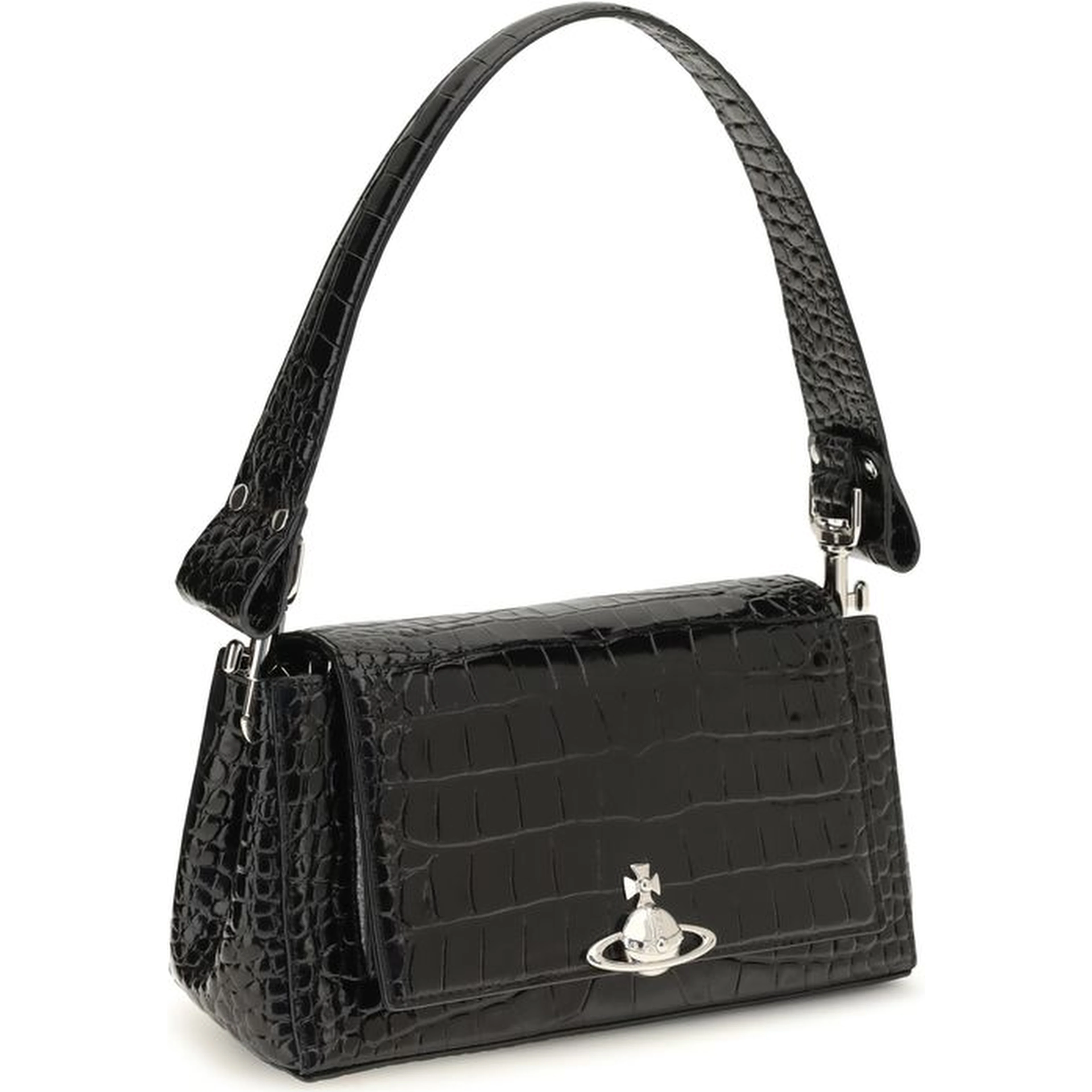 Black Calf Leather Bos Taurus Shoulder Bag