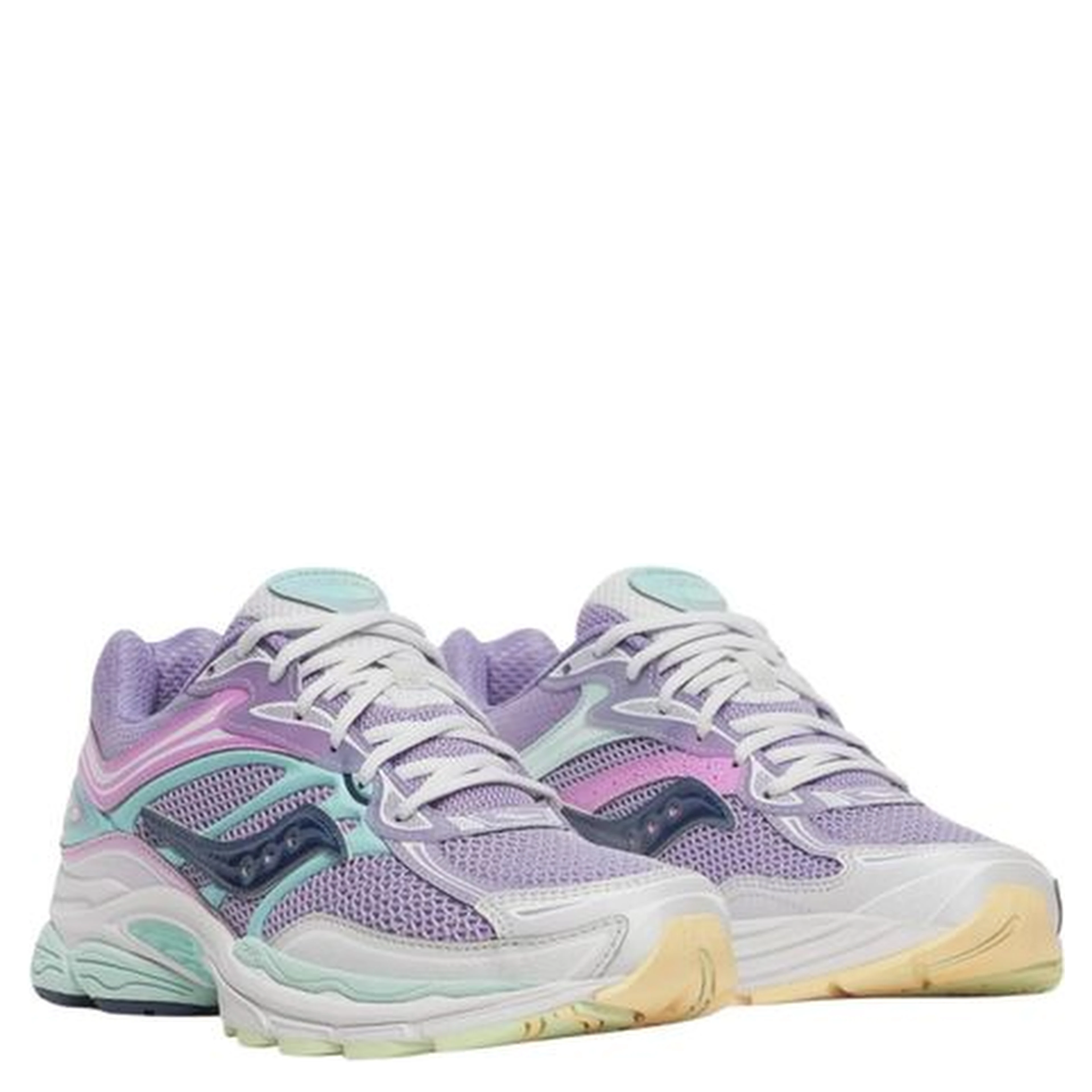 Bicolor Synthetic Athletic Sneakers
