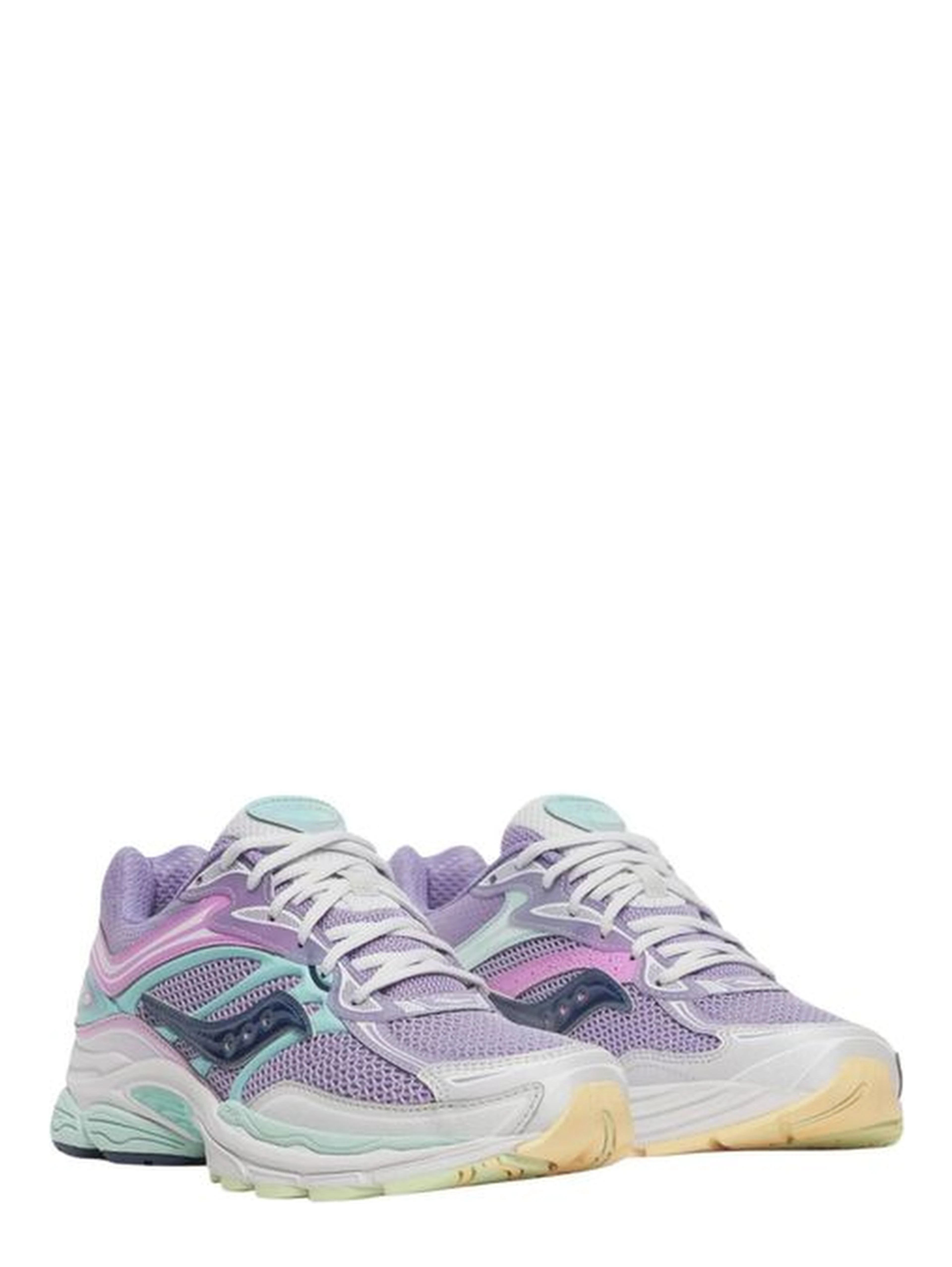 Bicolor Synthetic Athletic Sneakers