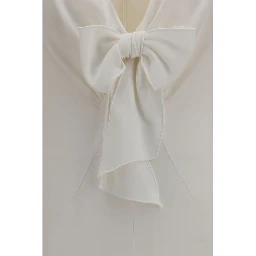 White Viscose Cocktail Dress