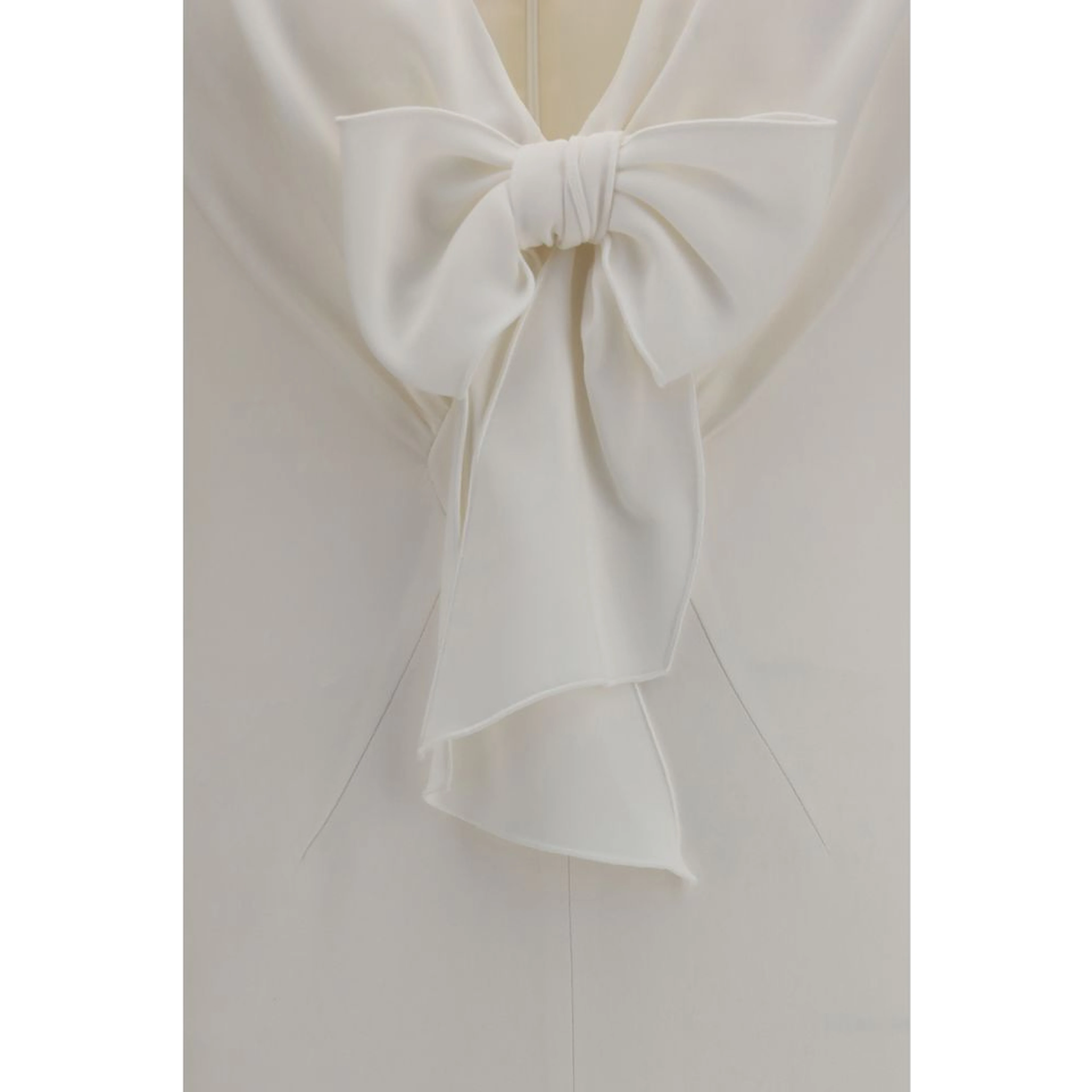 White Viscose Cocktail Dress