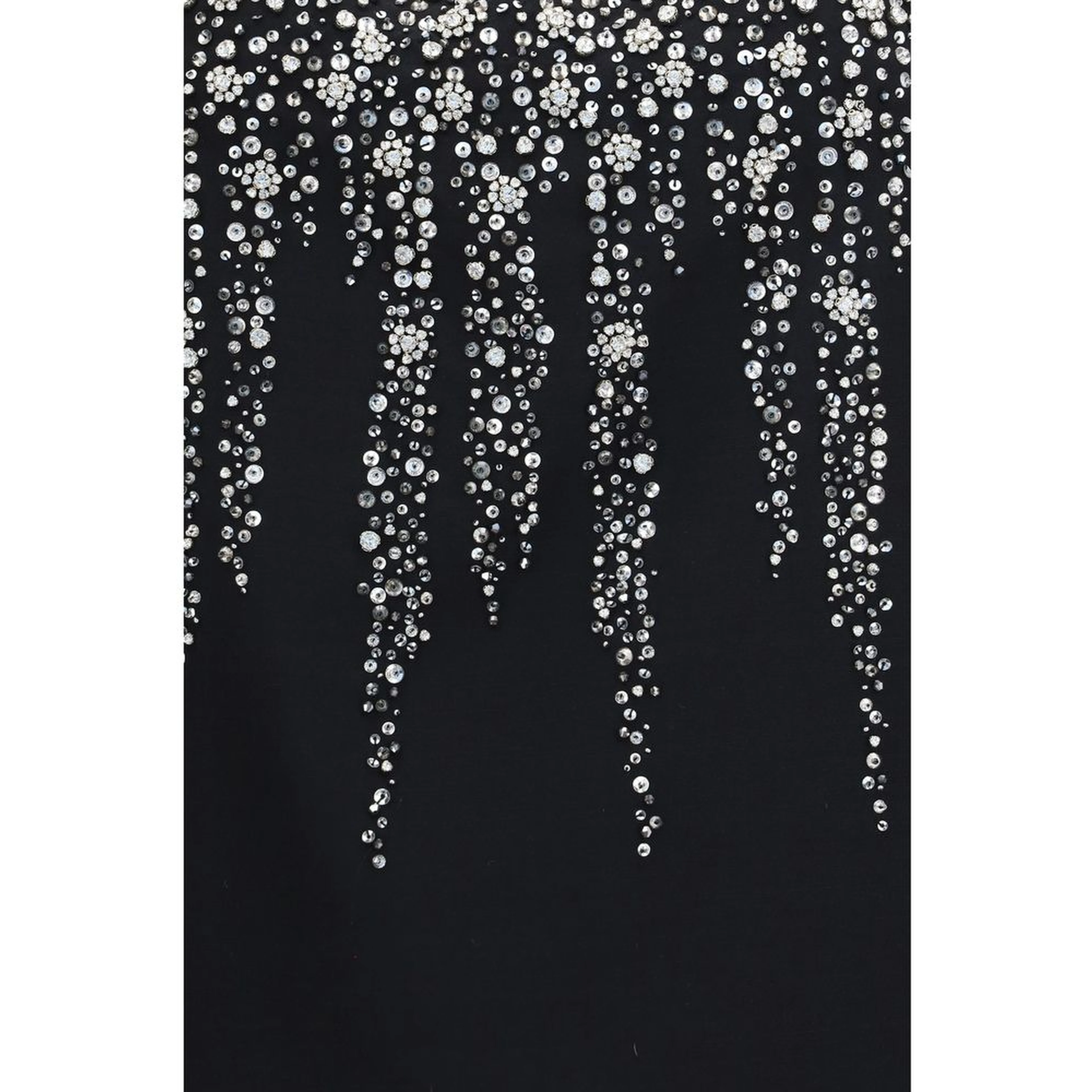 Black Wool Oves Aries Cocktail Dress