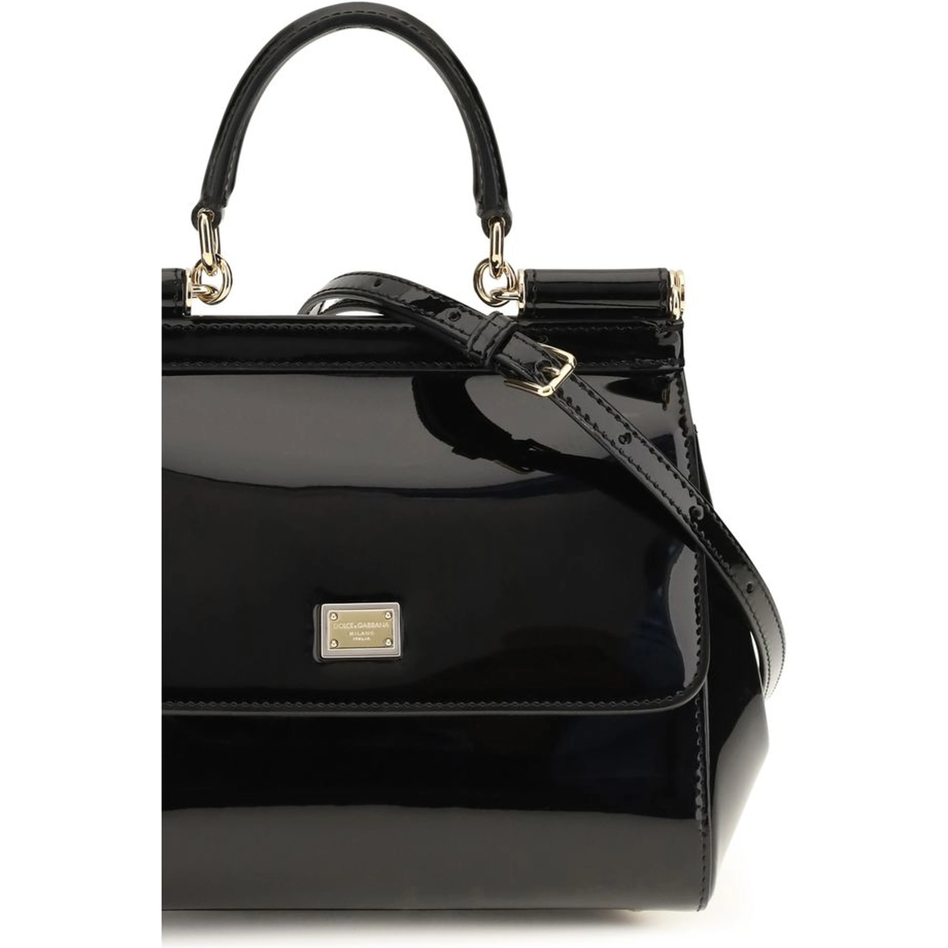 Black Calf Leather Bos Taurus Shoulder Bag
