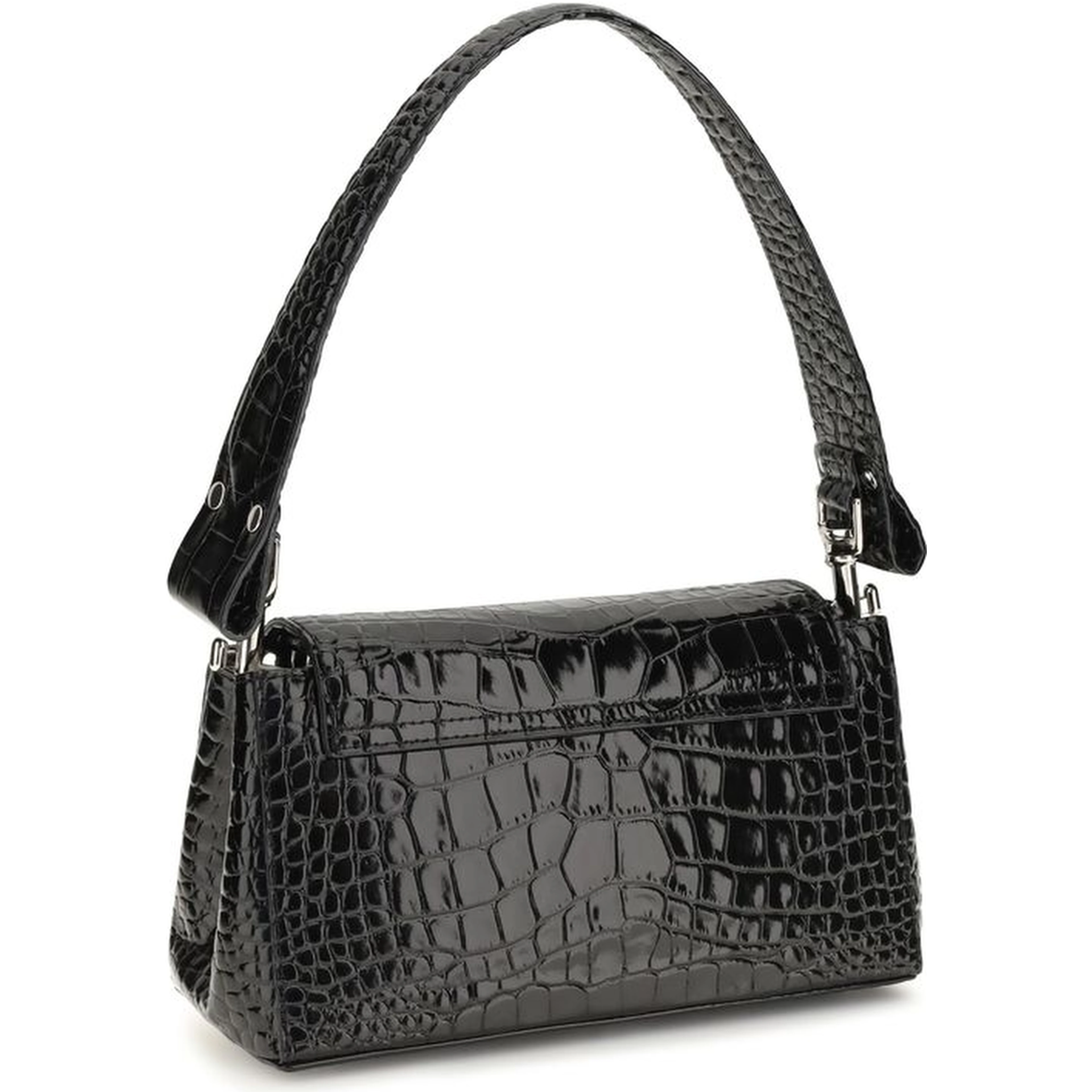 Black Calf Leather Bos Taurus Shoulder Bag