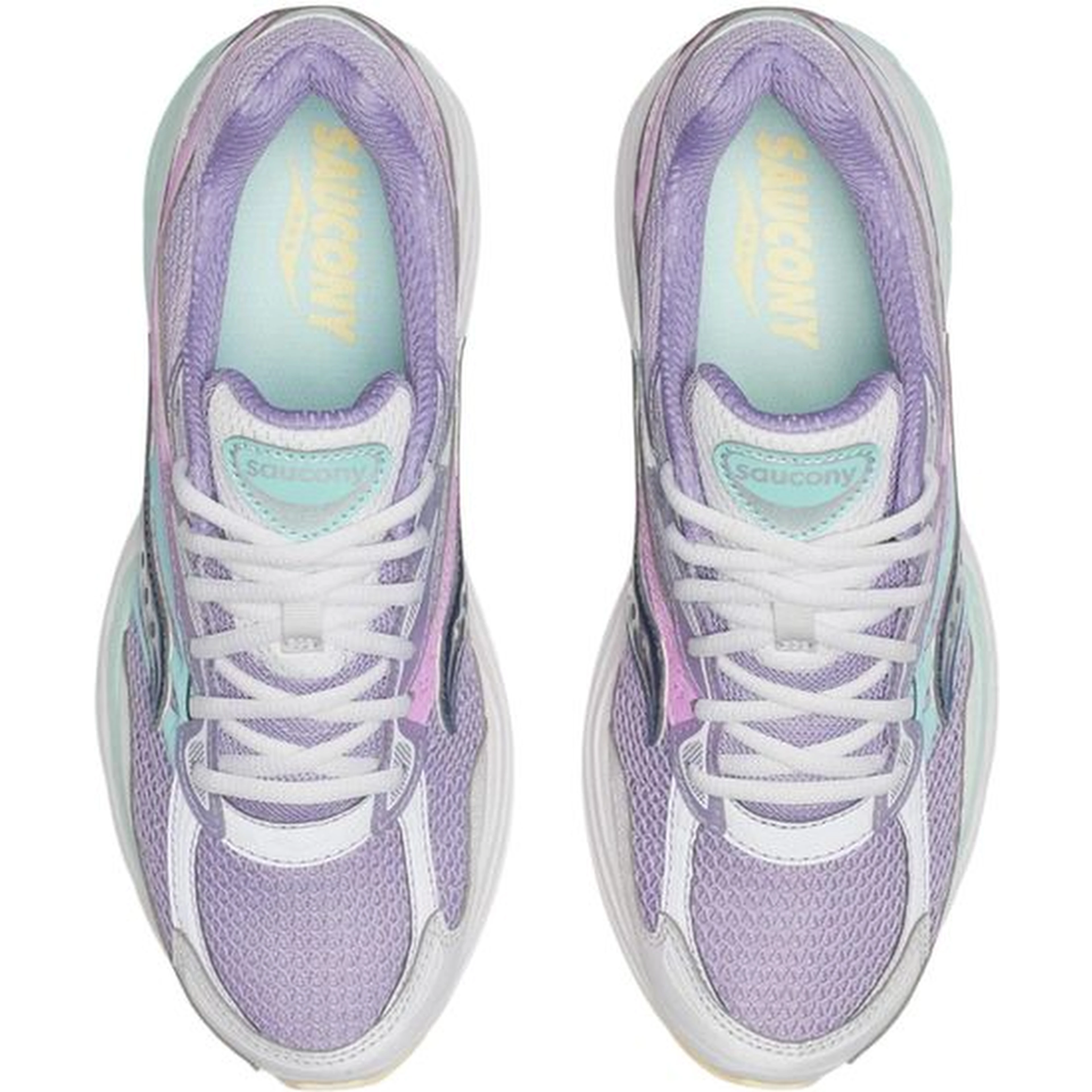 Bicolor Synthetic Athletic Sneakers