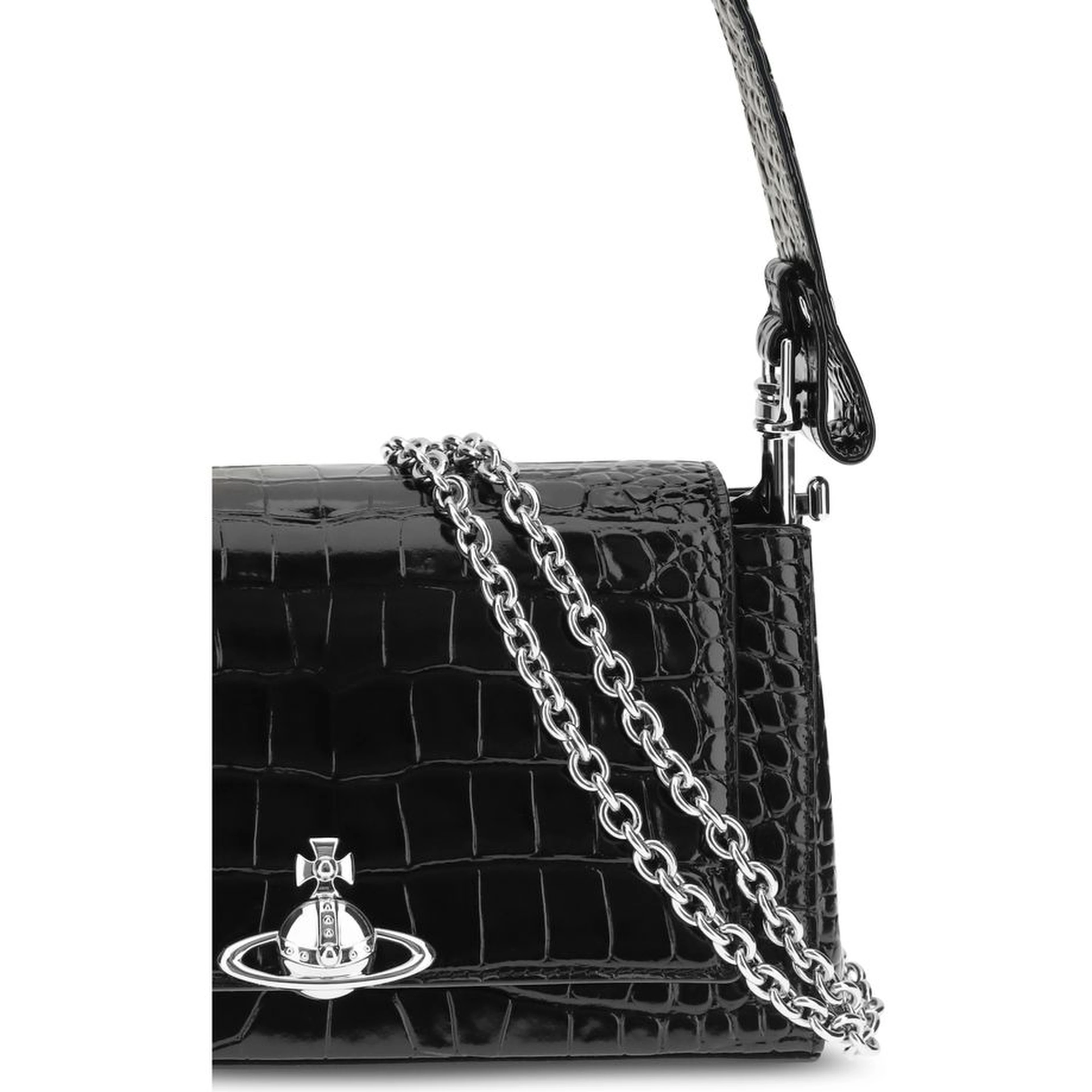 Black Calf Leather Bos Taurus Shoulder Bag