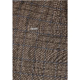 Brown Polyester Casual Pants