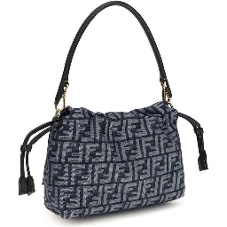 Blue Cotton Shoulder Bag