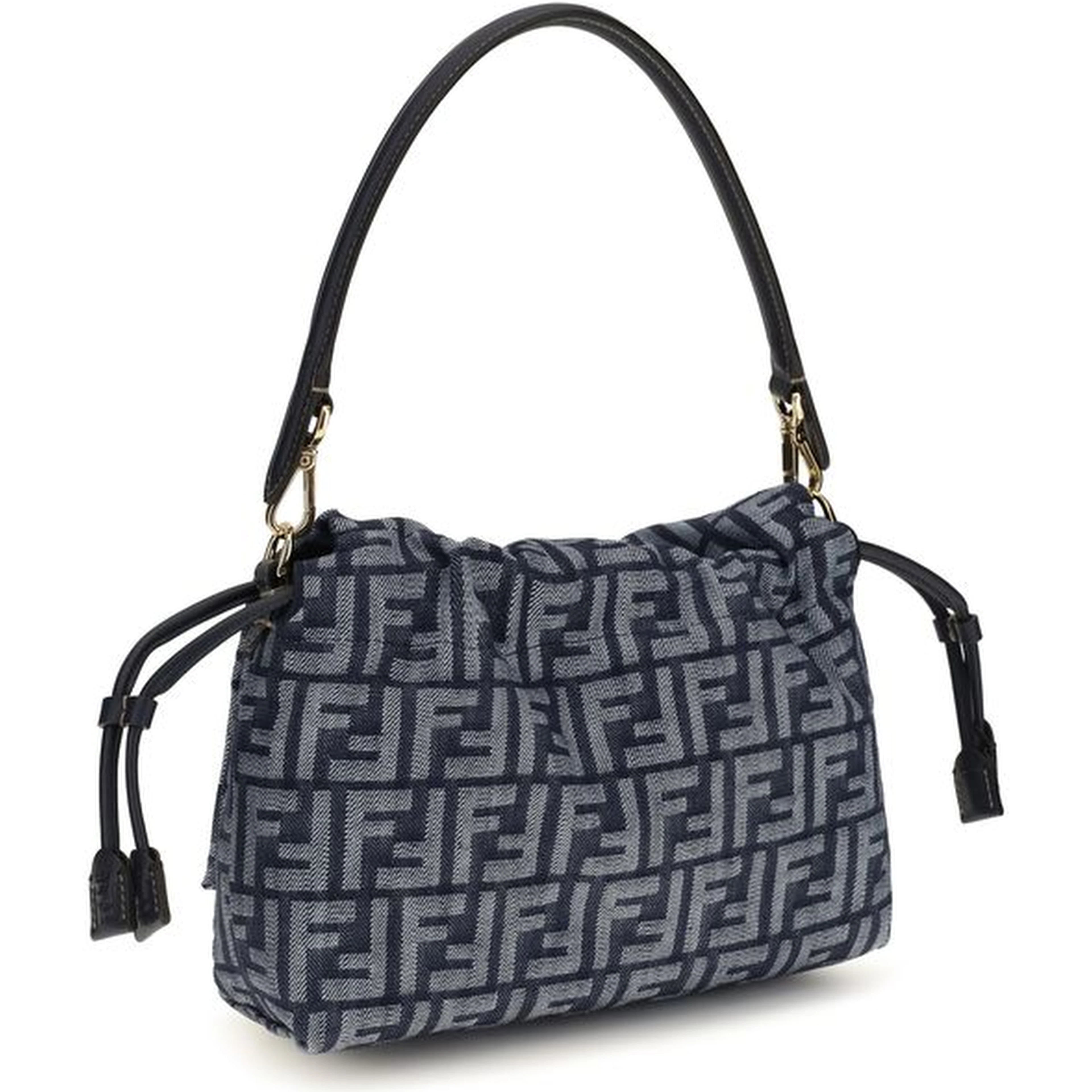 Blue Cotton Shoulder Bag