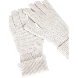 Gray Recycled Polyester Gloves