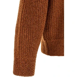 Brown Merino Wool Cardigan