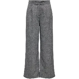 Gray Recycled Polyester Casual Pants