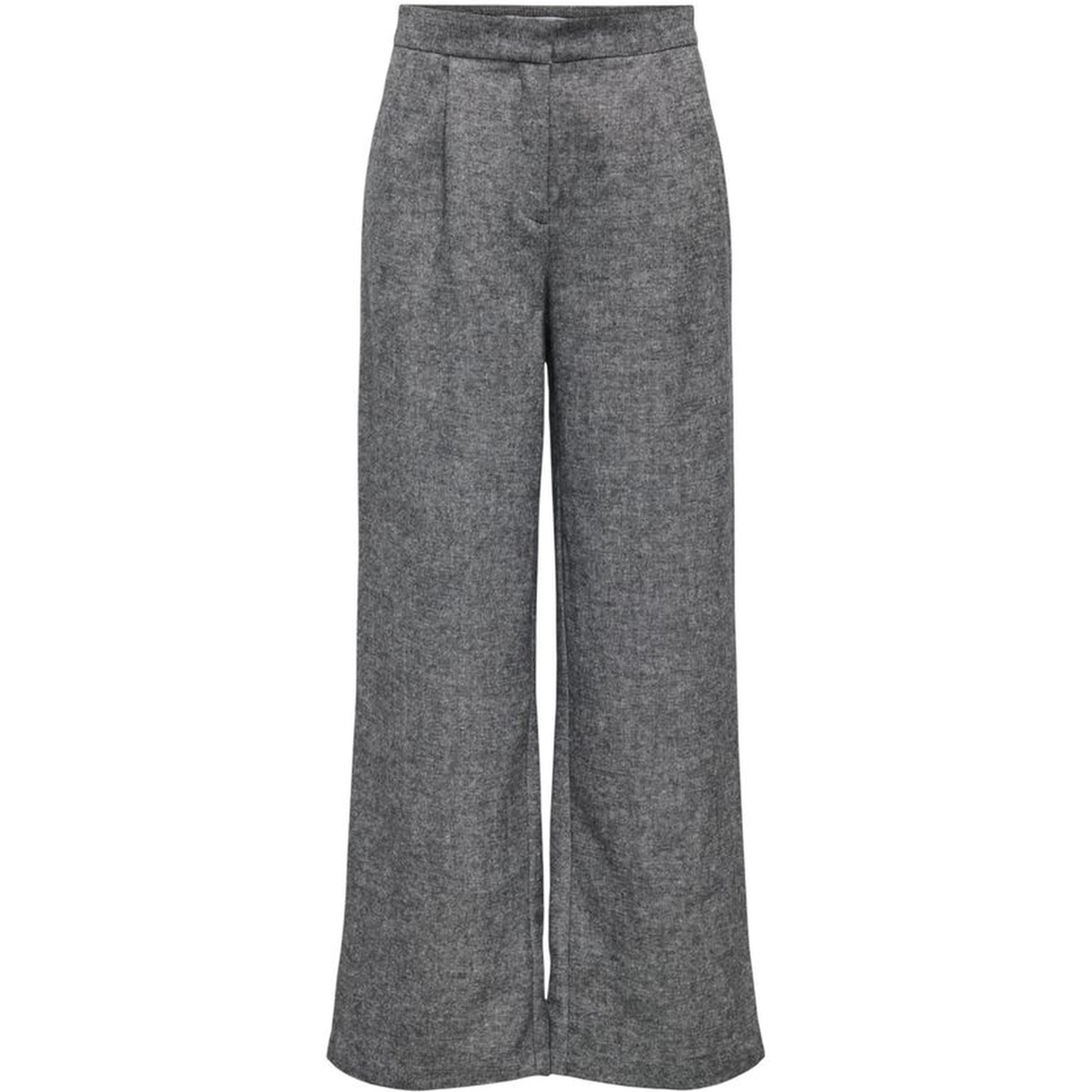 Gray Recycled Polyester Casual Pants
