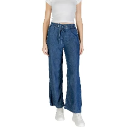 Blue Lyocell Mom Jeans