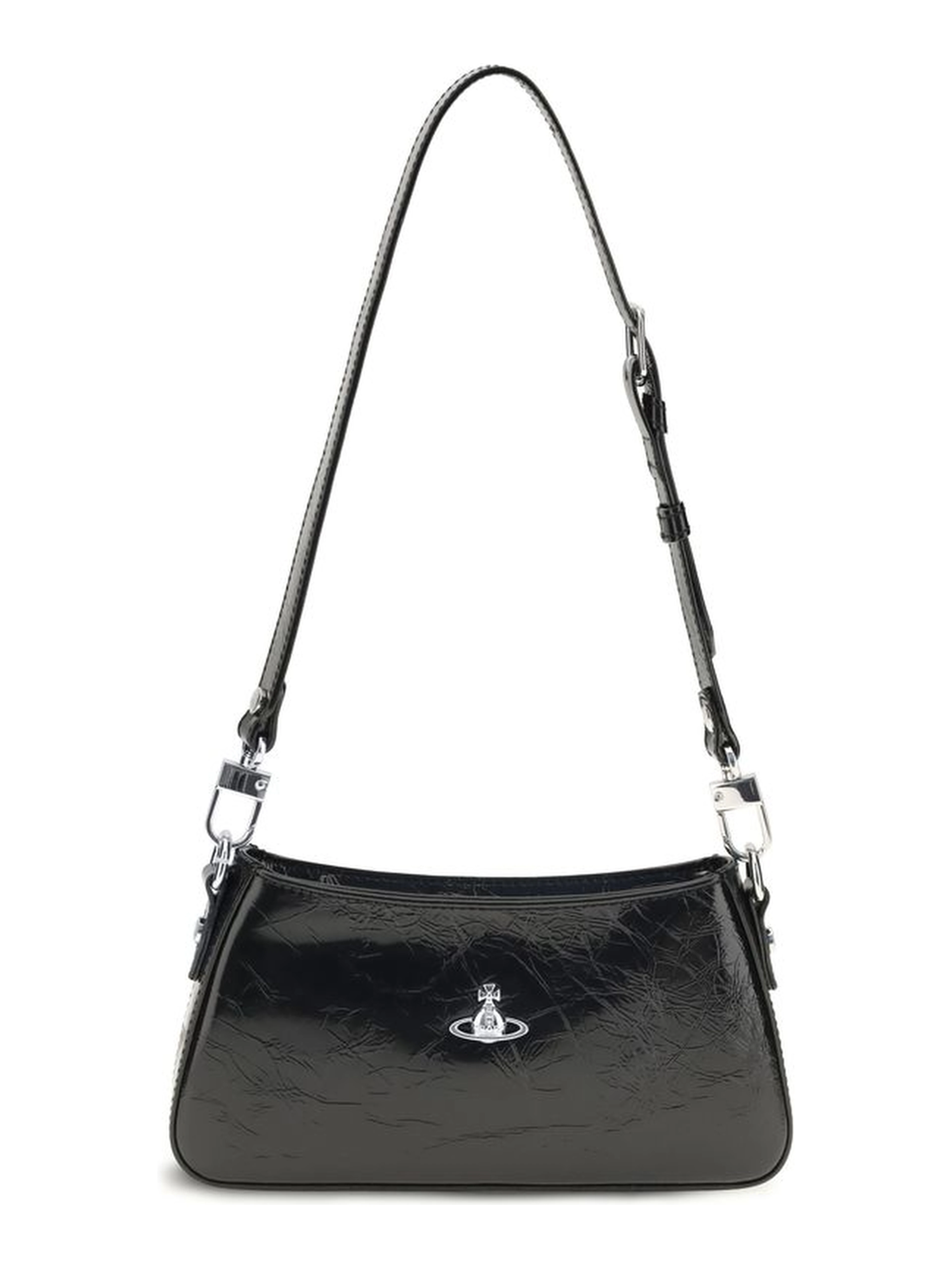 Black Calf Leather Bos Taurus Shoulder Bag