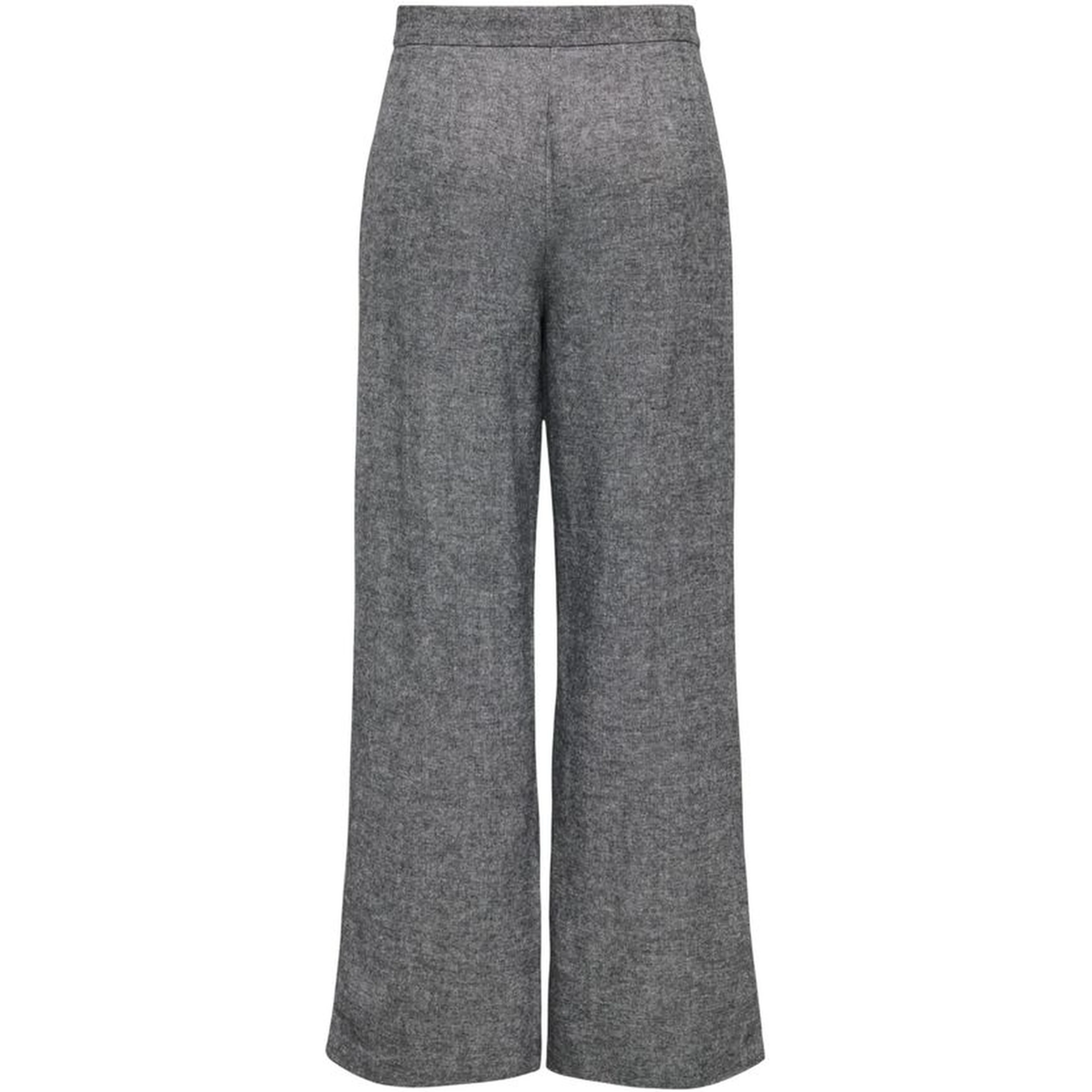 Gray Recycled Polyester Casual Pants