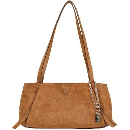 Brown Polyester Handbag