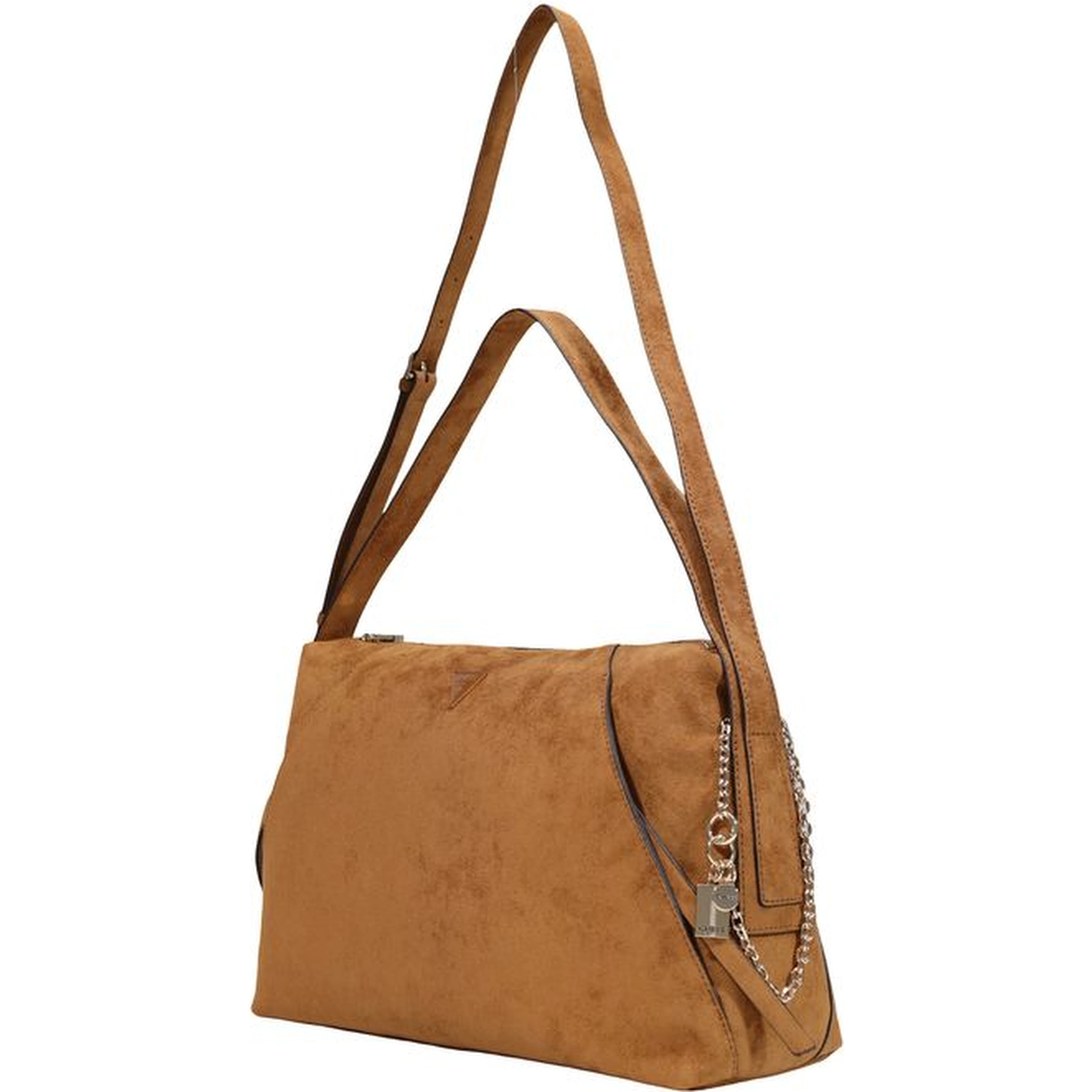 Brown Polyester Handbag