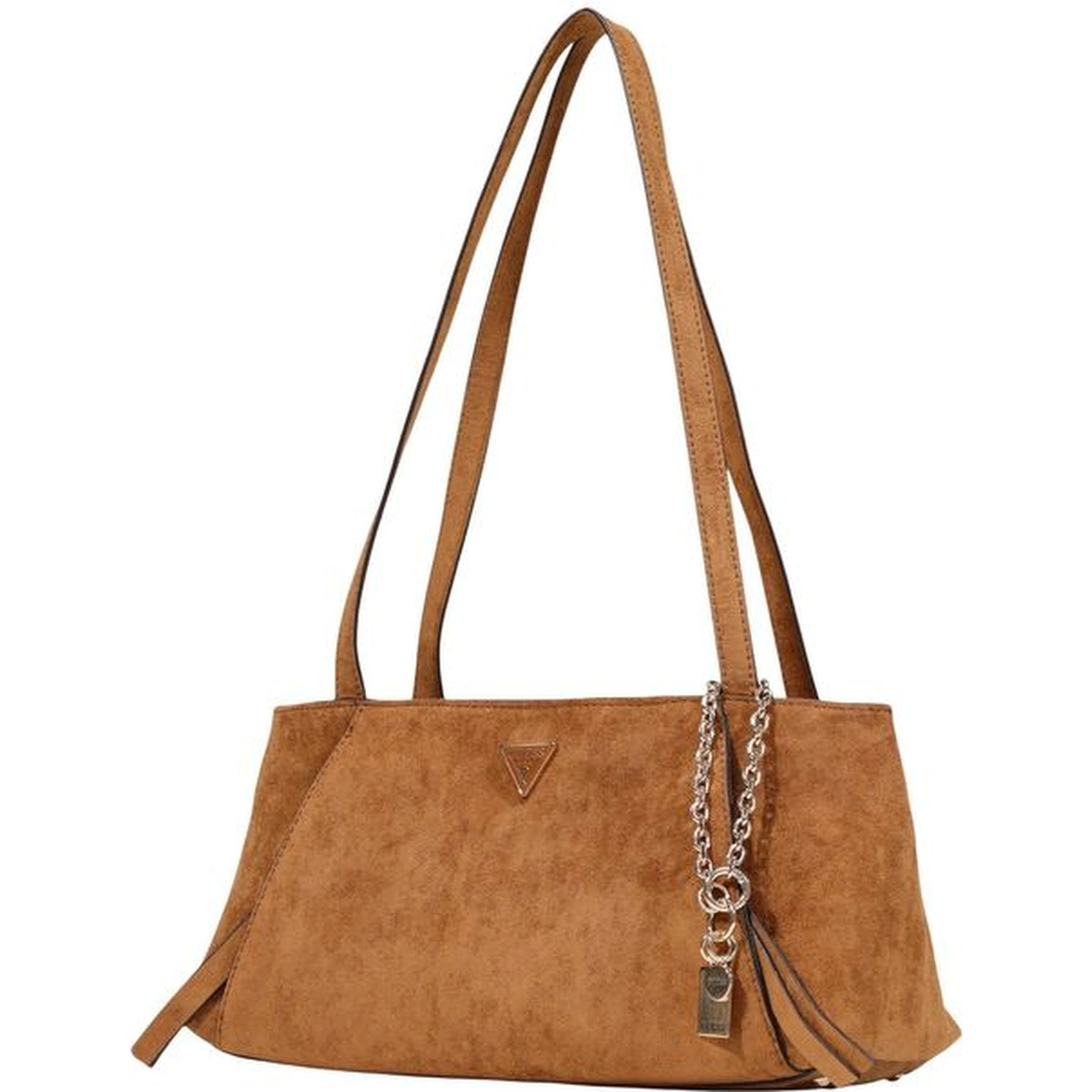 Brown Polyester Handbag