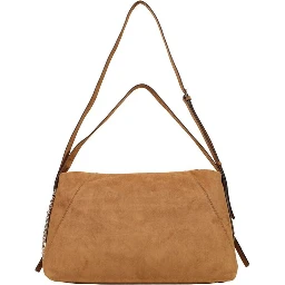 Brown Polyester Handbag