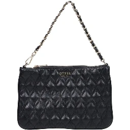 Black Polyethylene Clutch Bag