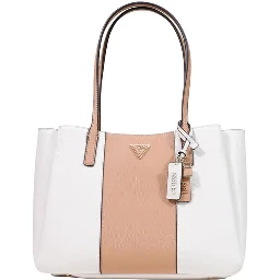 Beige Polyethylene Handbag
