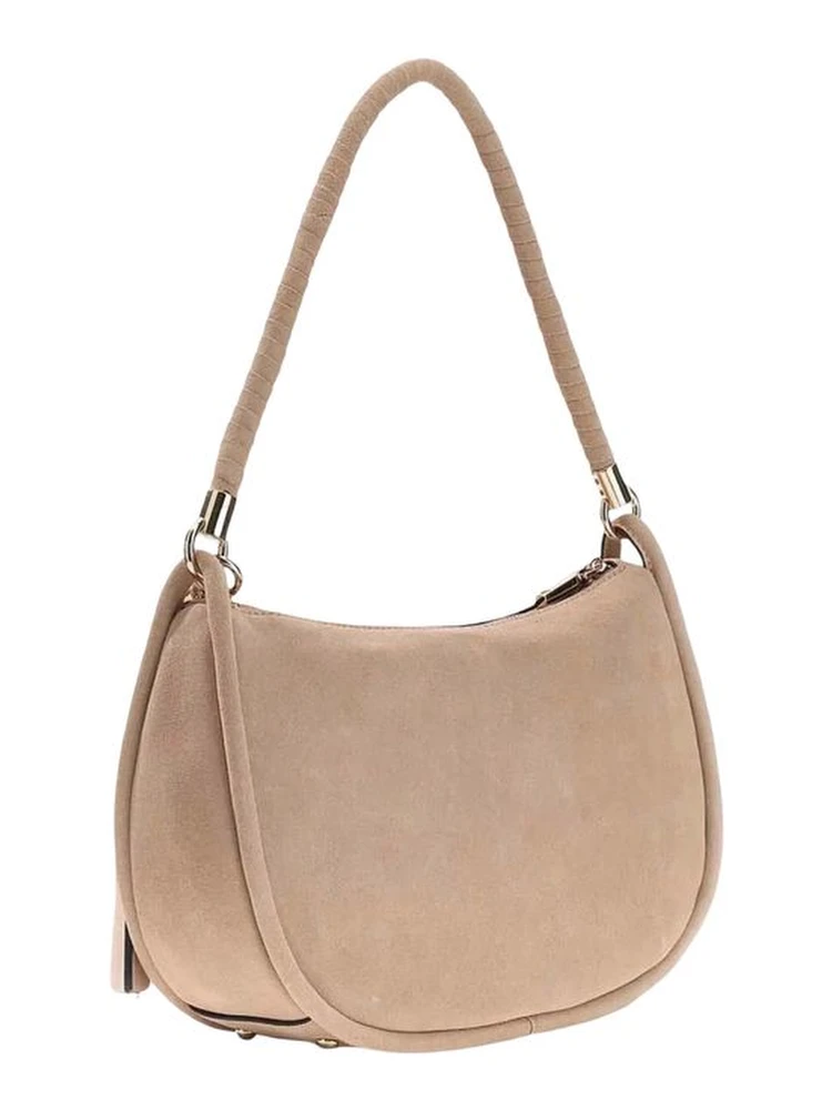 Beige Suede Leather Handbag alternative