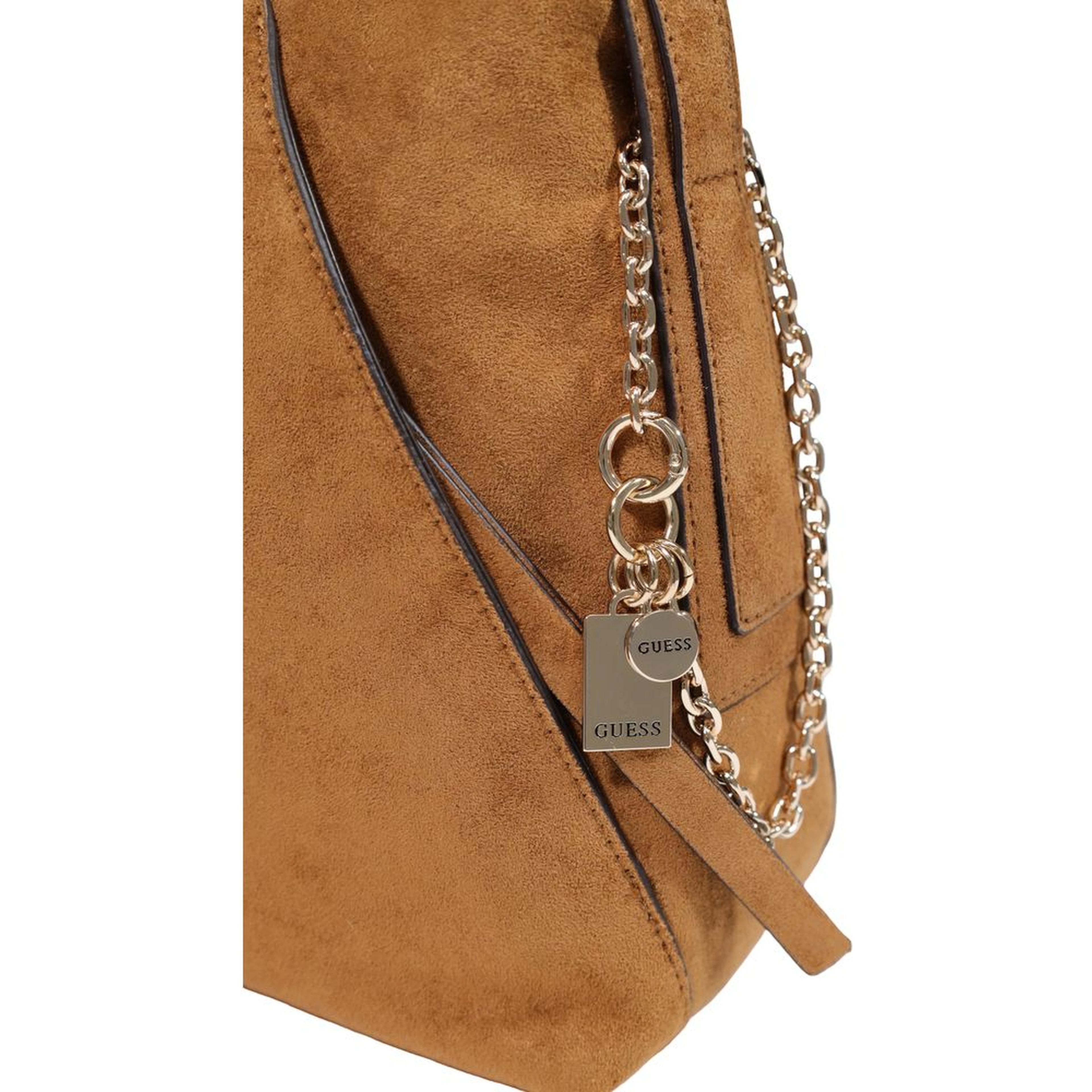 Brown Polyester Handbag
