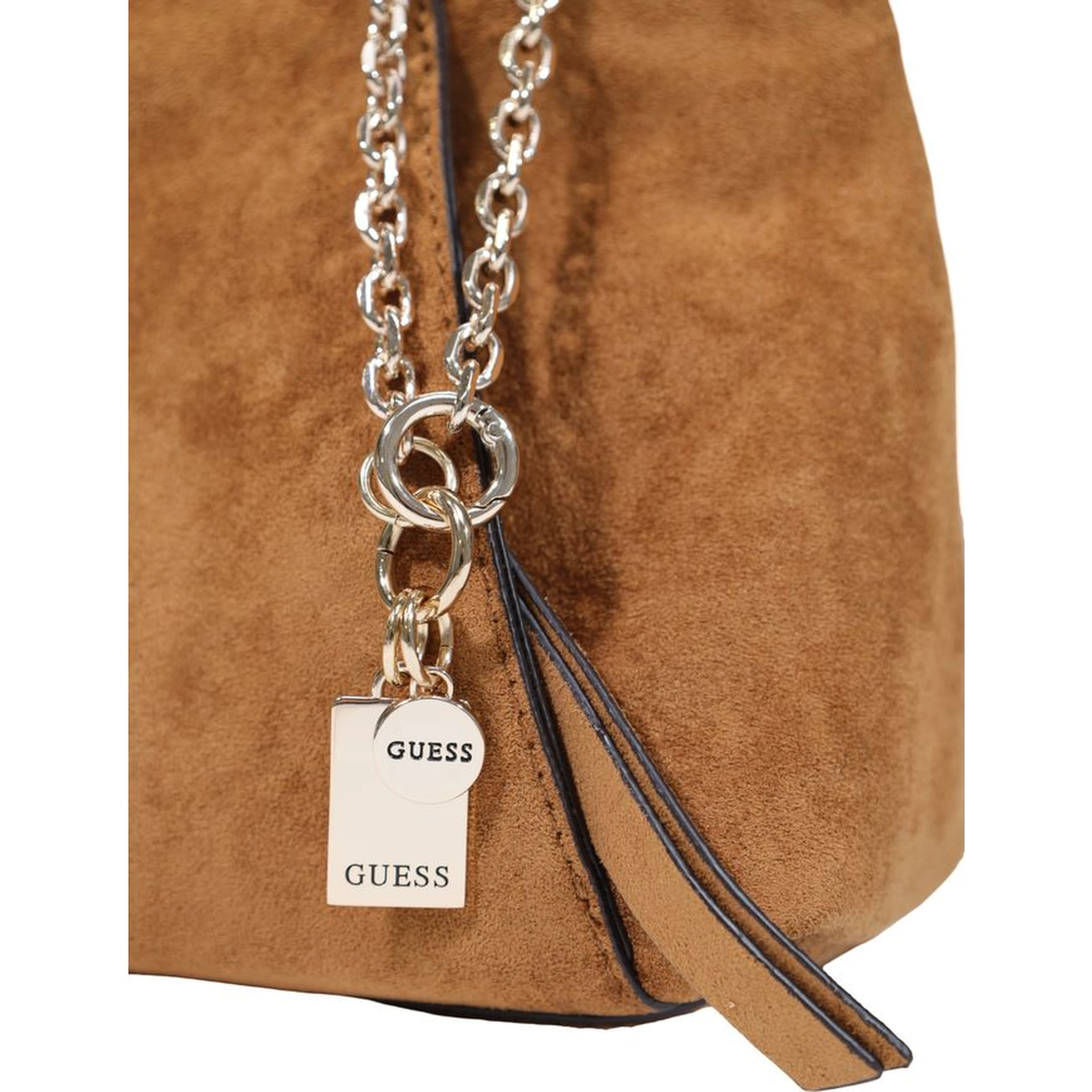 Brown Polyester Handbag