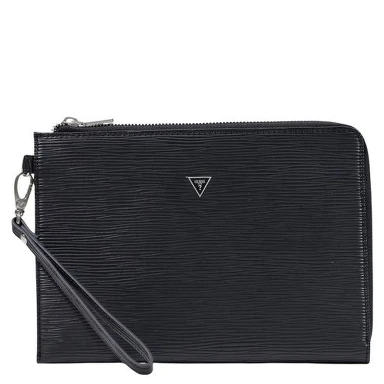 Black Polyethylene Clutch Bag