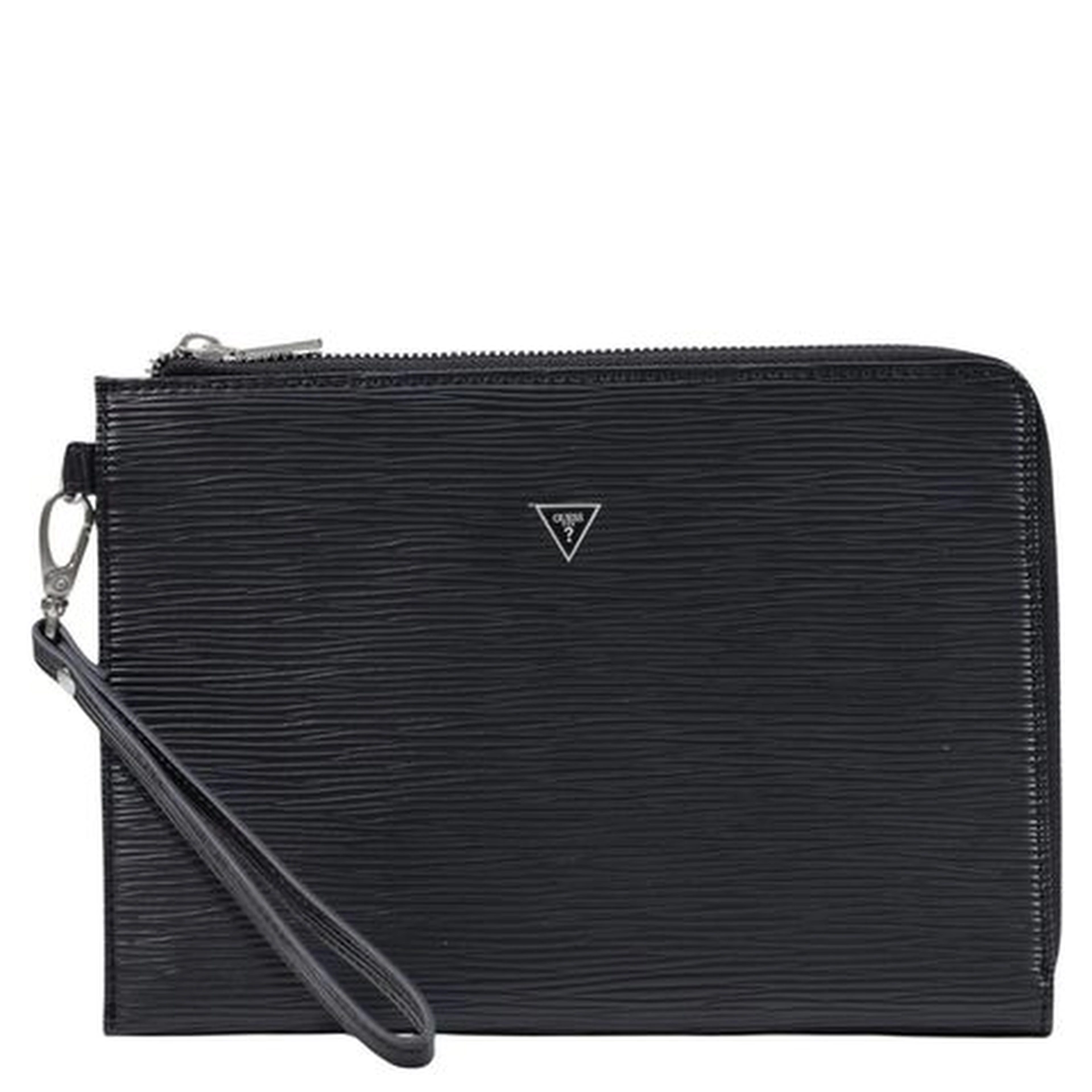 Black Polyethylene Clutch Bag