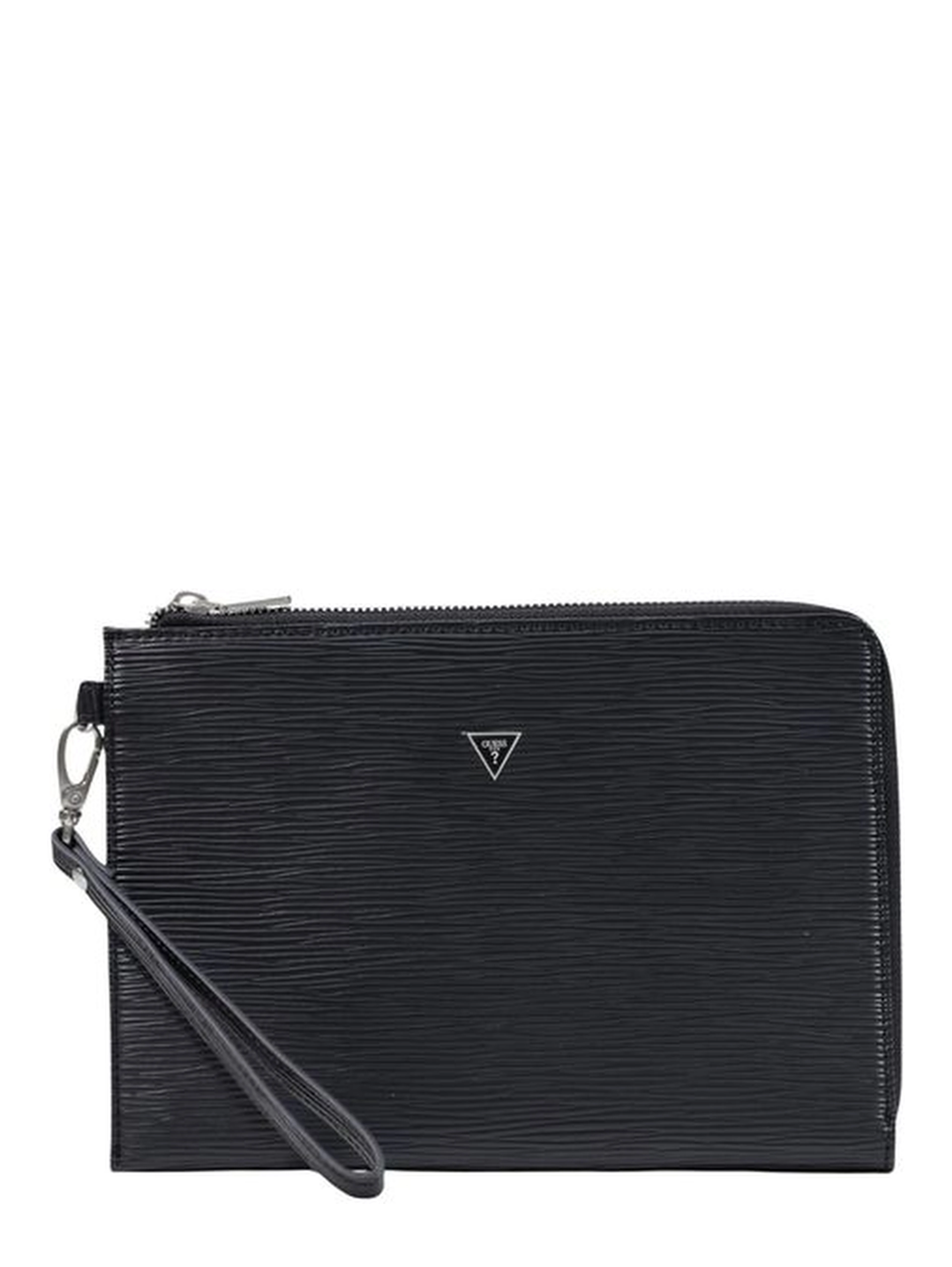 Black Polyethylene Clutch Bag