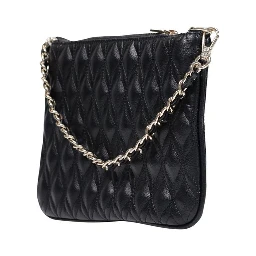 Black Polyethylene Clutch Bag