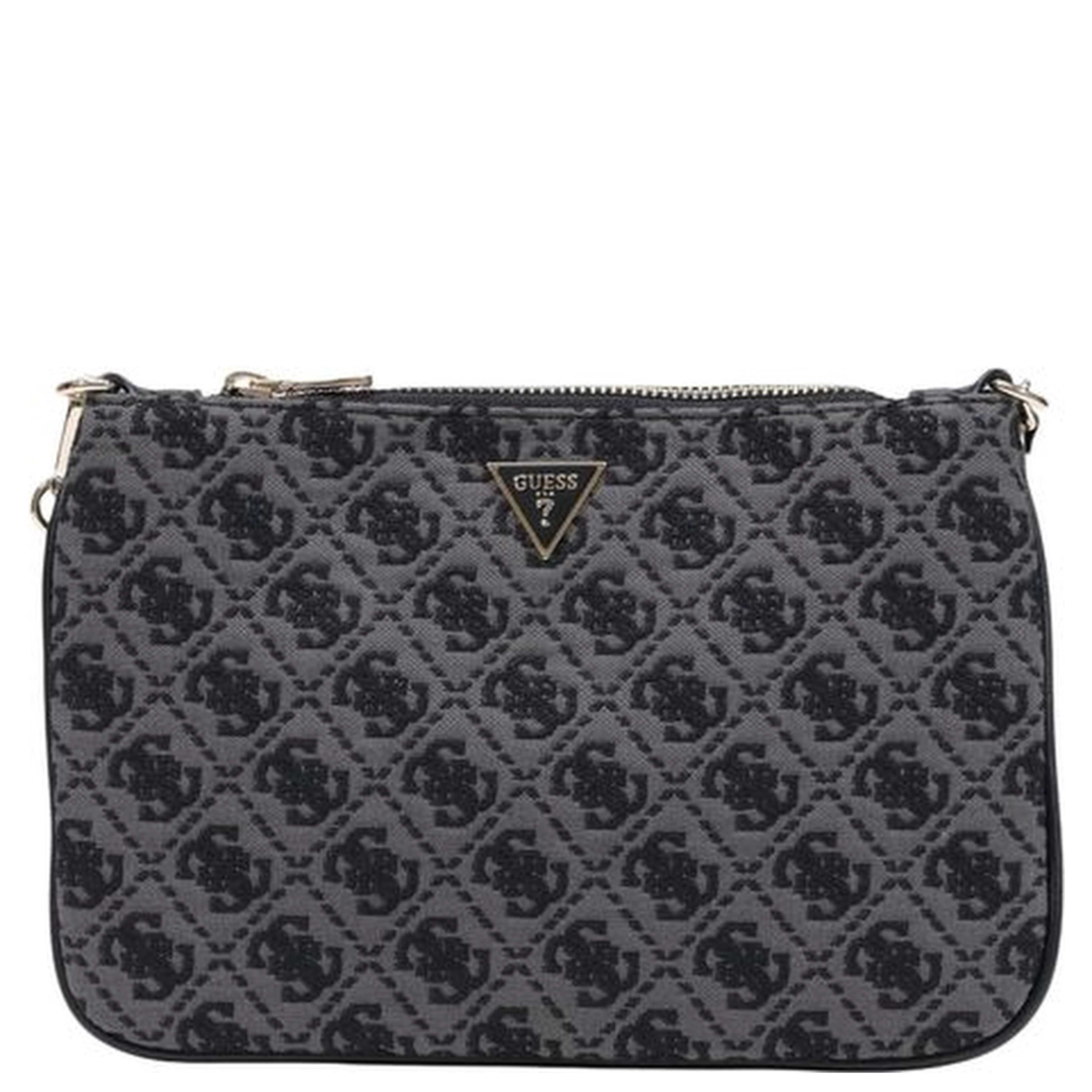 Gray Polyester Handbag