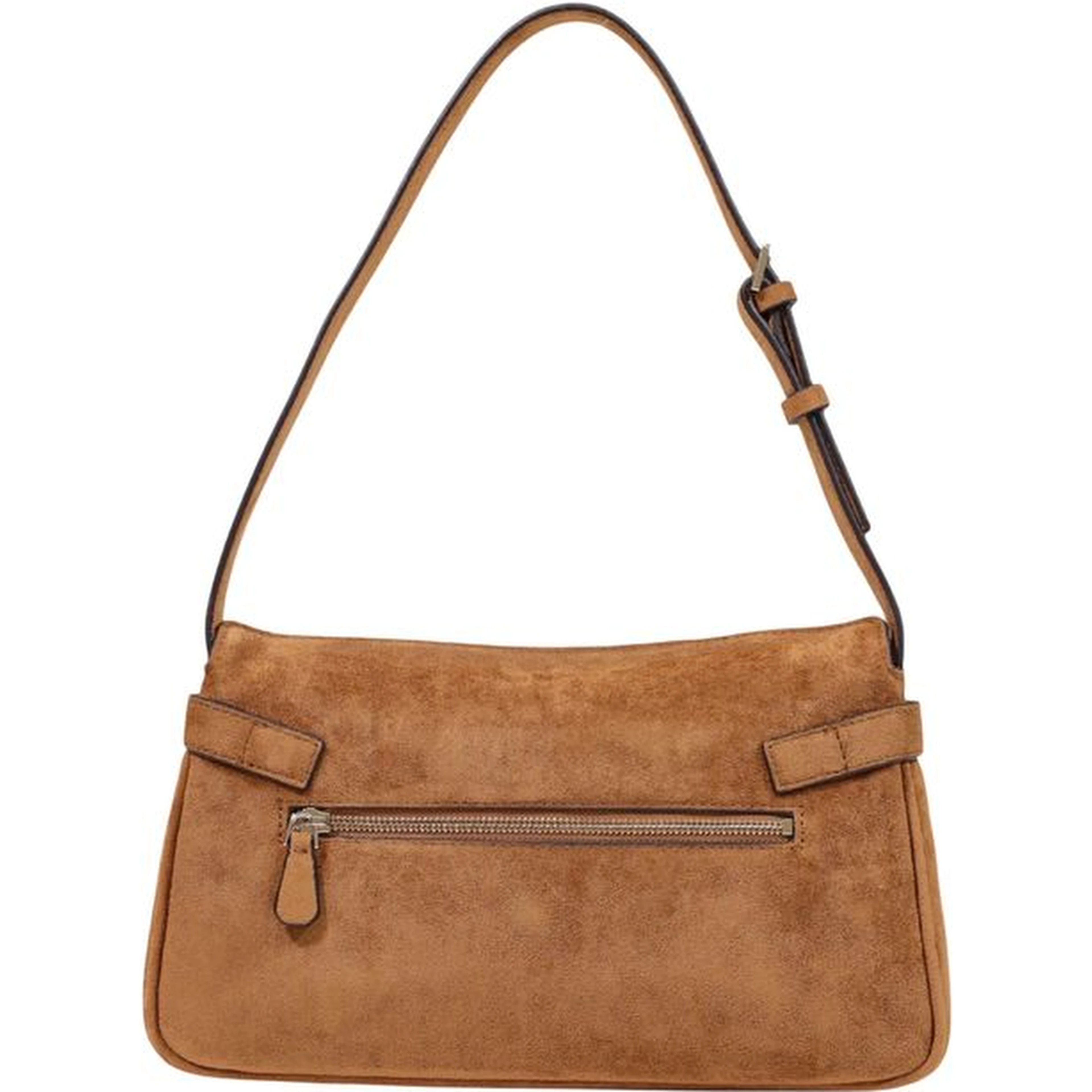 Brown Polyester Handbag